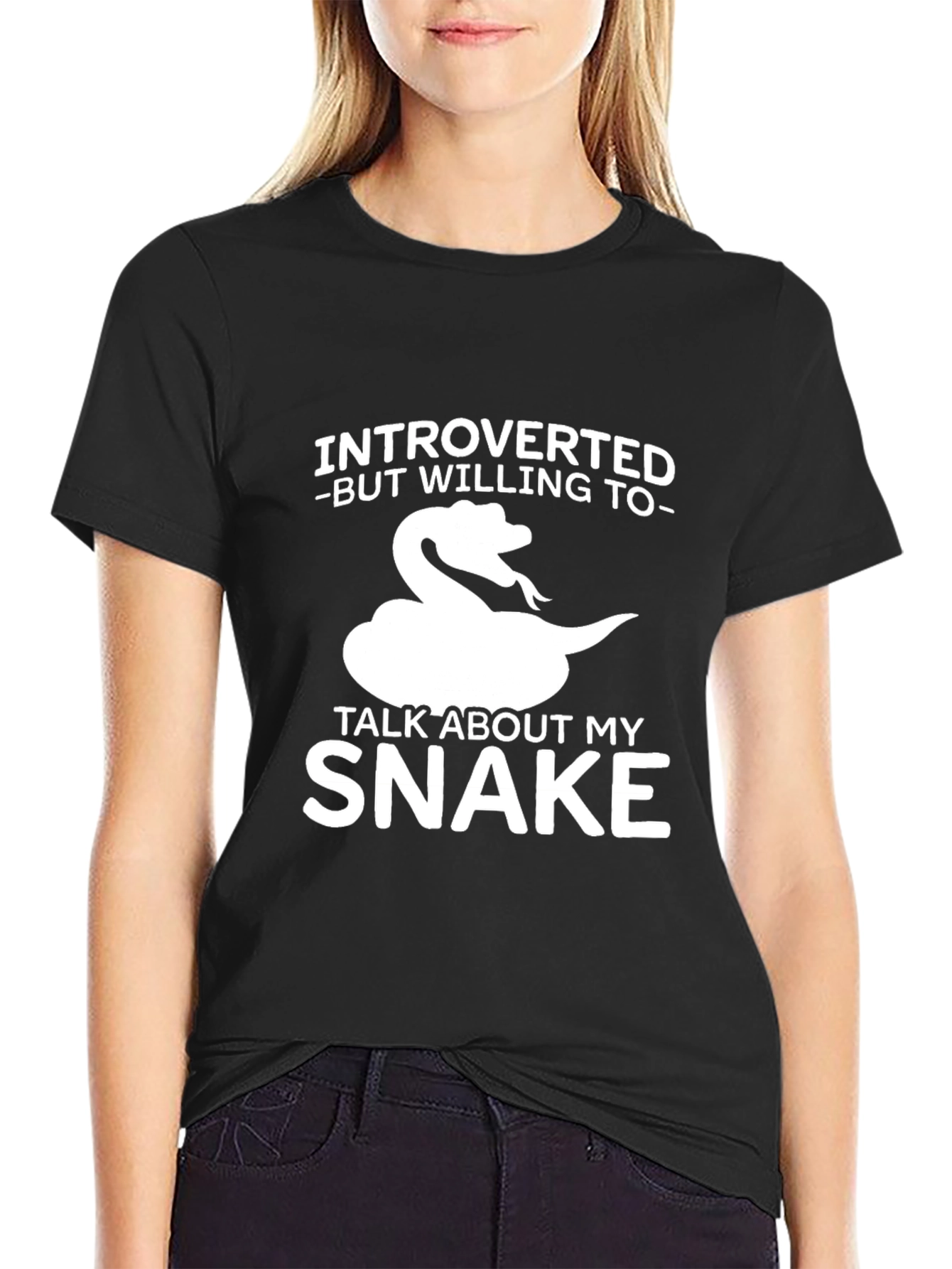 Introverted Snake Lover Graphic Tee