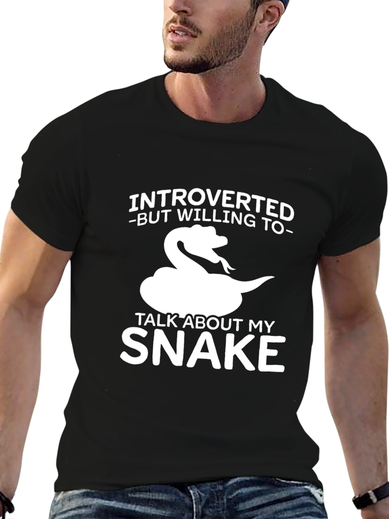 Introverted Snake Lover Graphic Tee