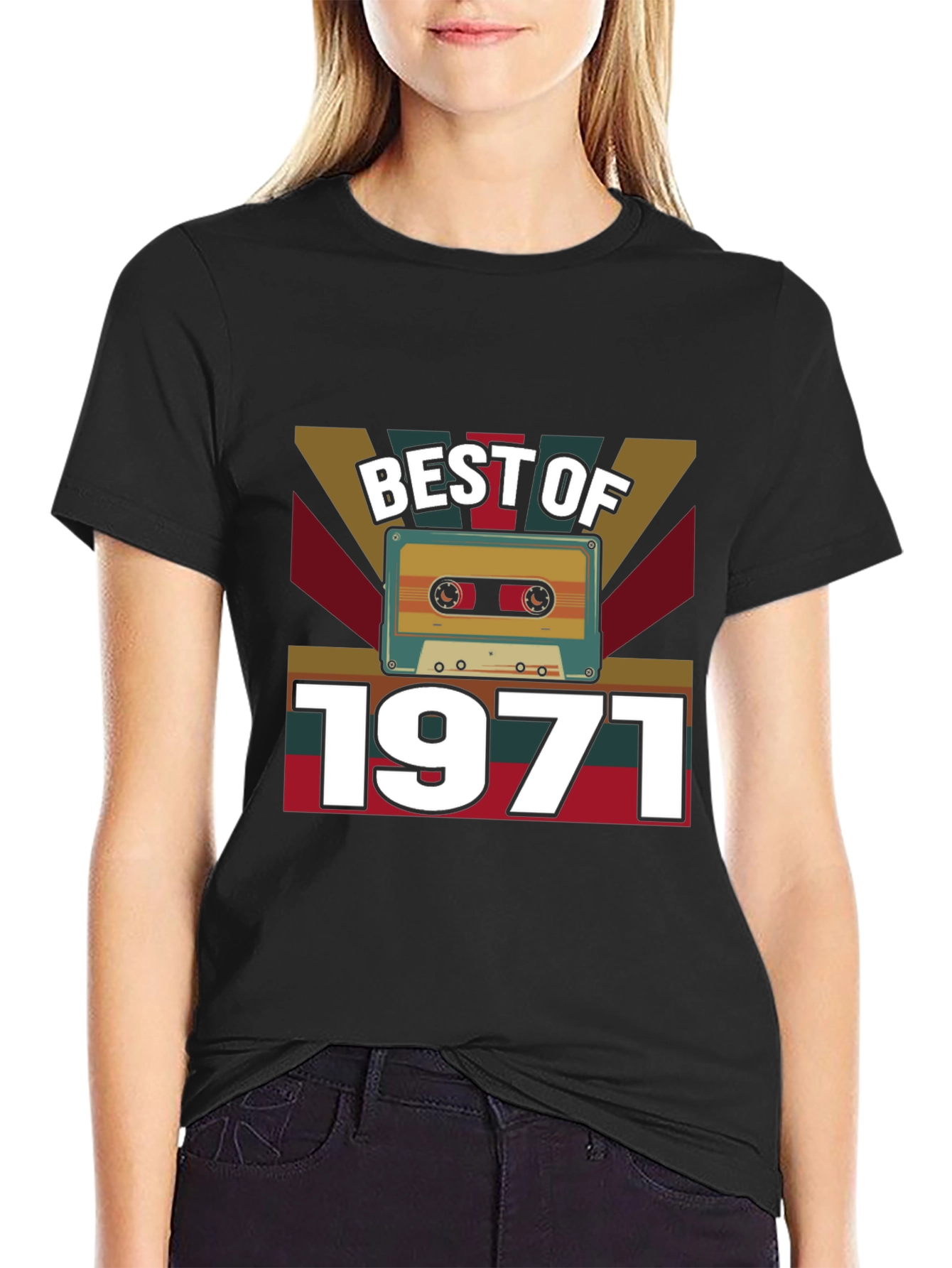 Best of 1971 Retro Cassette Tape T-Shirt