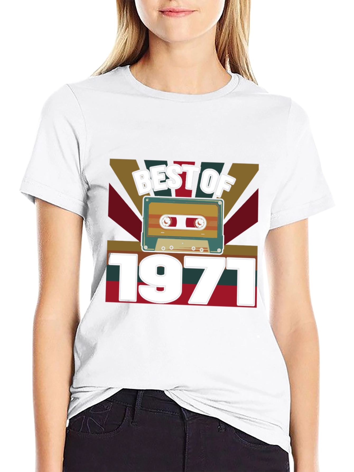 Best of 1971 Retro Cassette Tape T-Shirt