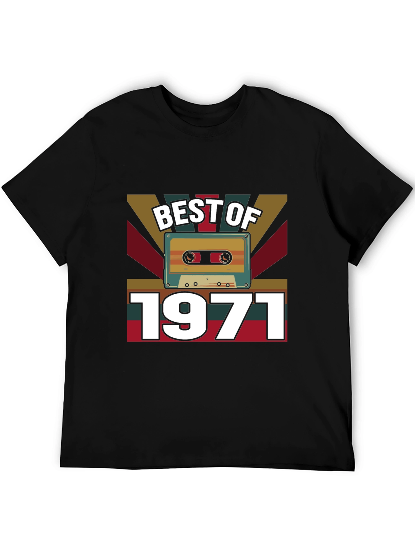 Best of 1971 Retro Cassette Tape T-Shirt