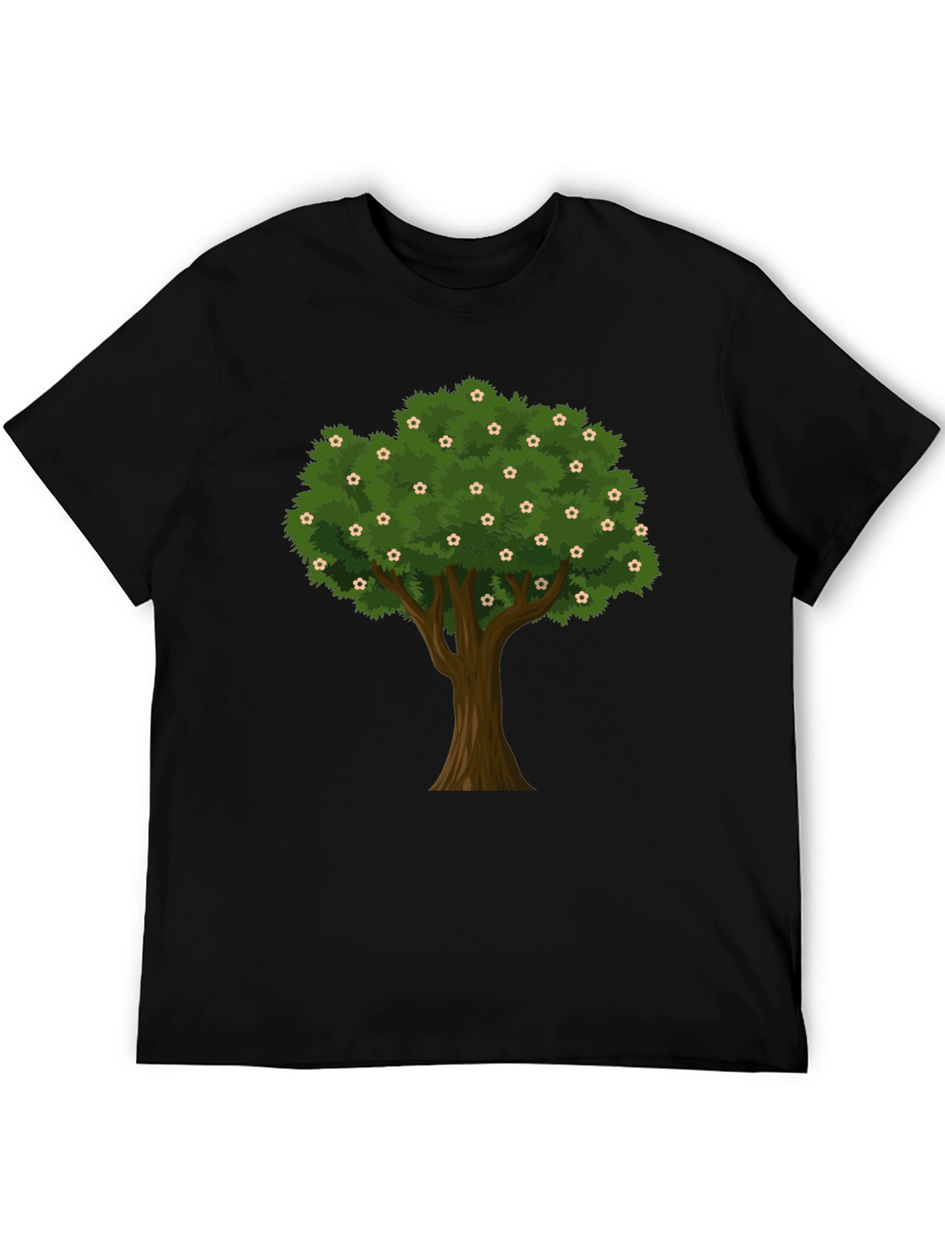 Tree Graphic Black T-Shirt