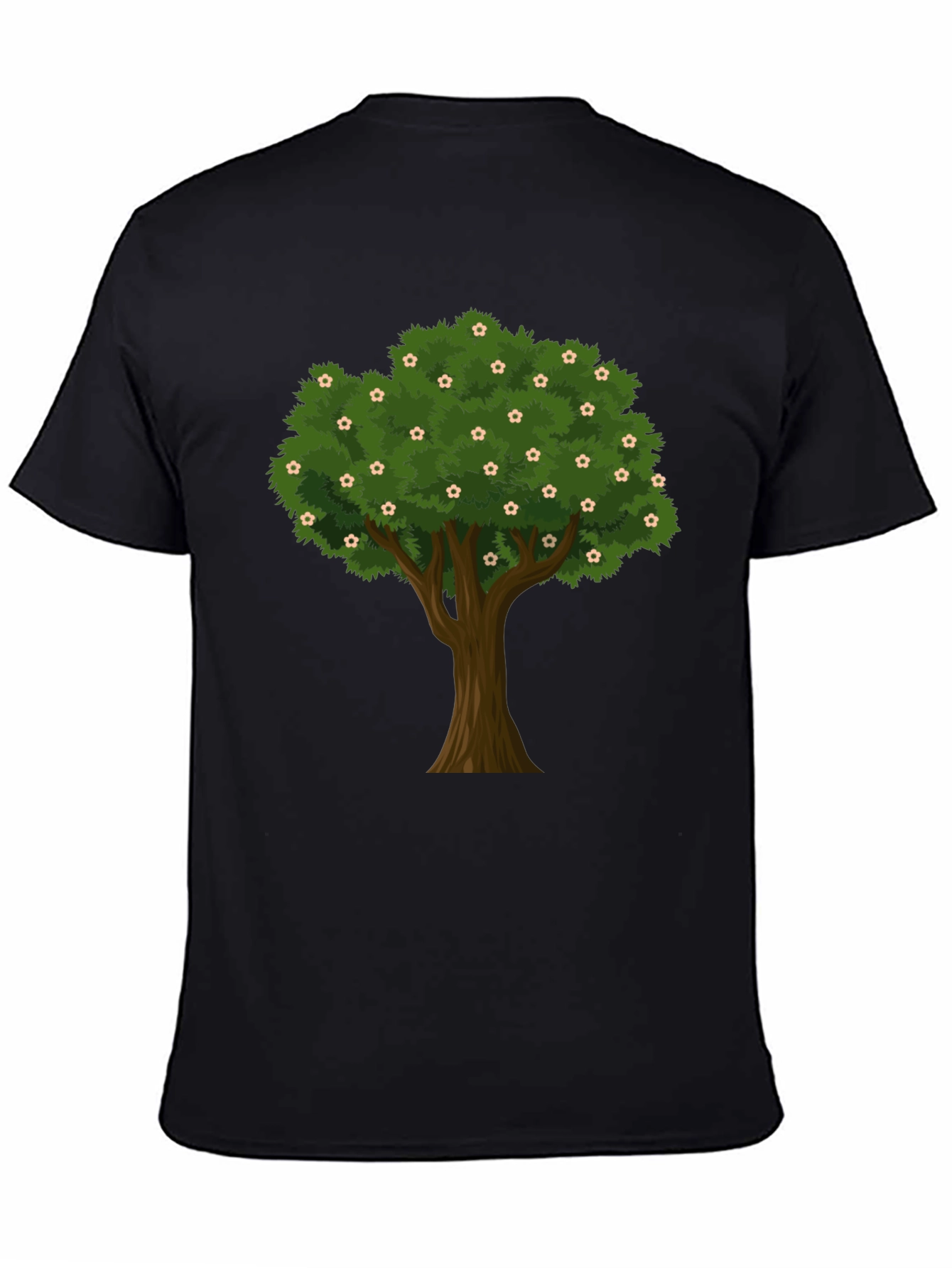 Tree Graphic Black T-Shirt
