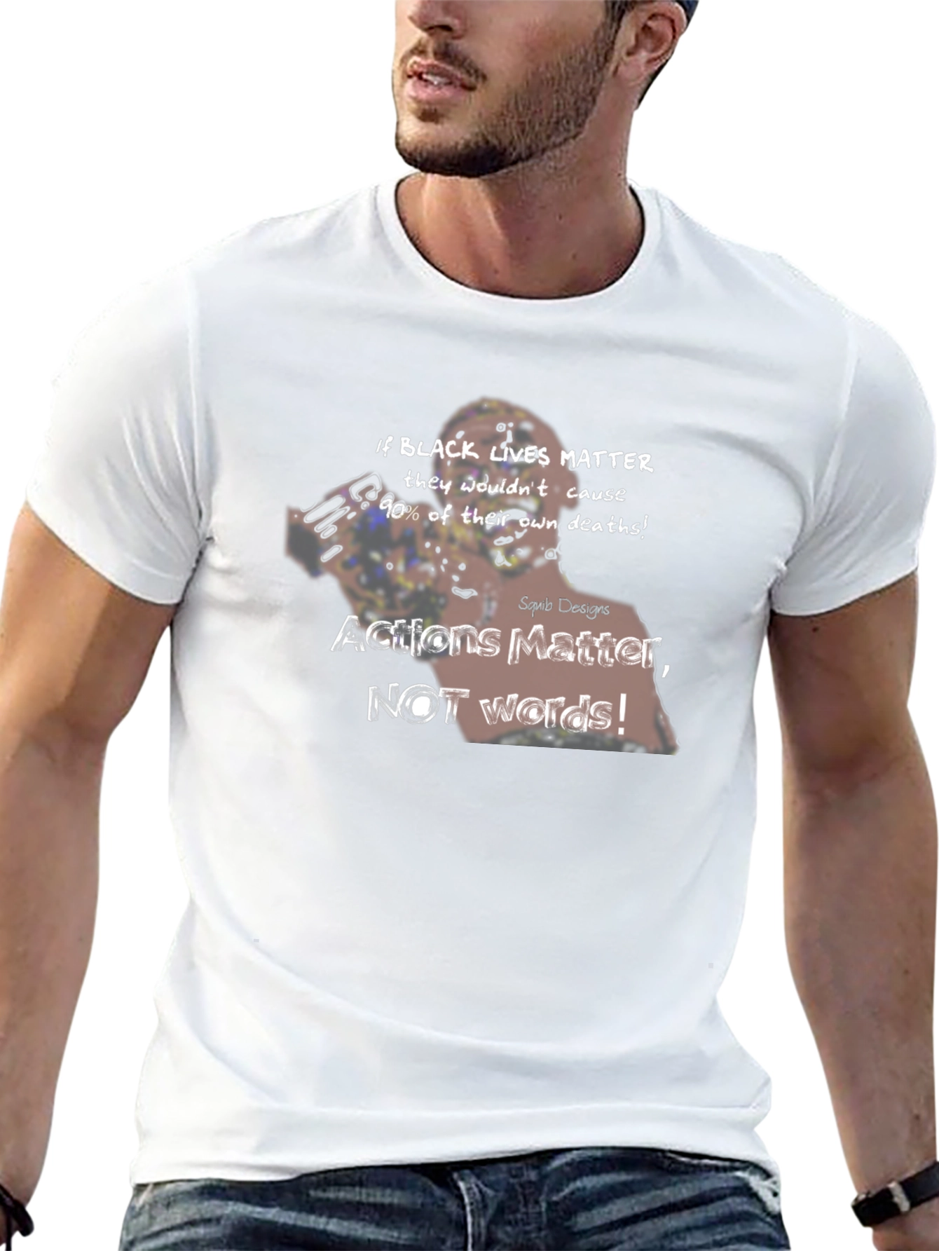 Controversial Black Lives Matter Graphic Tee