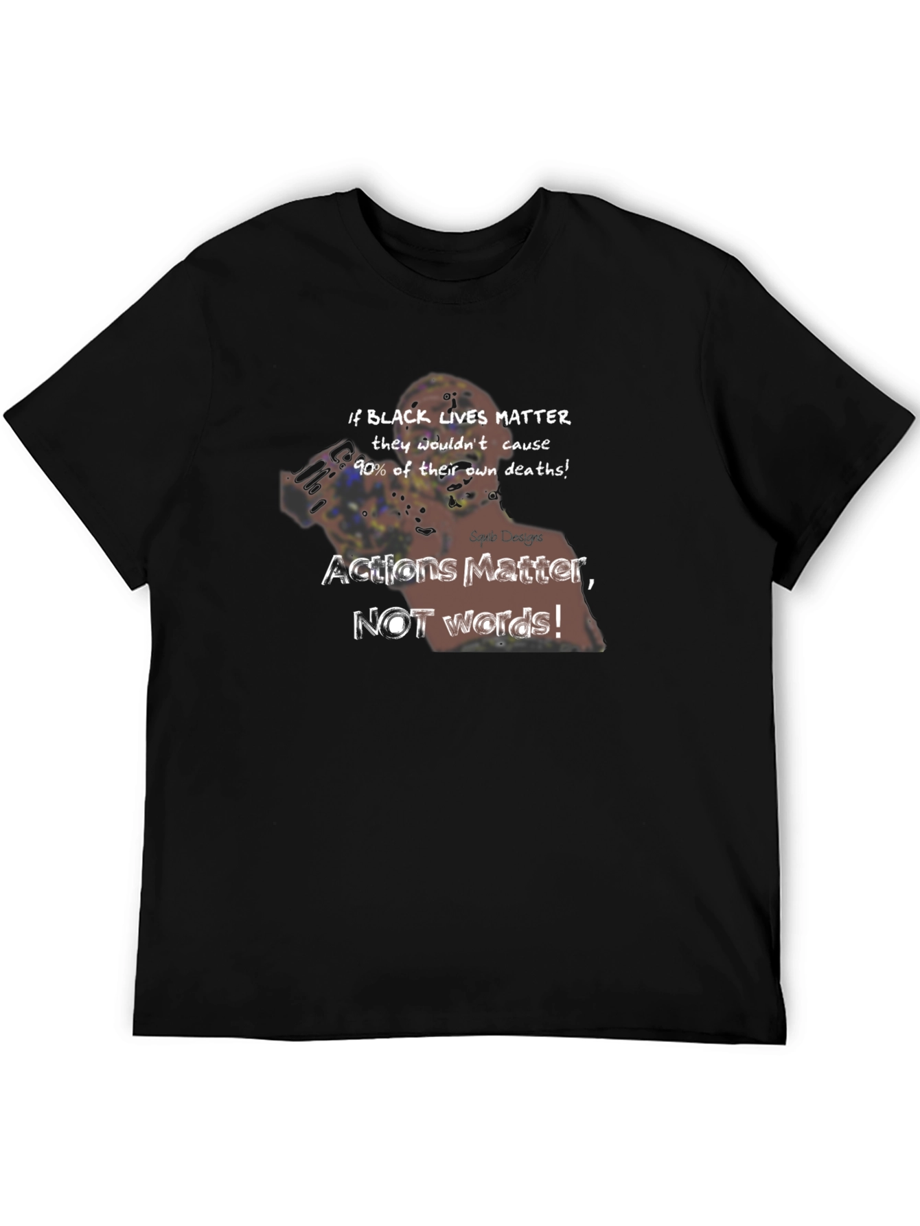 Controversial Black Lives Matter Graphic Tee