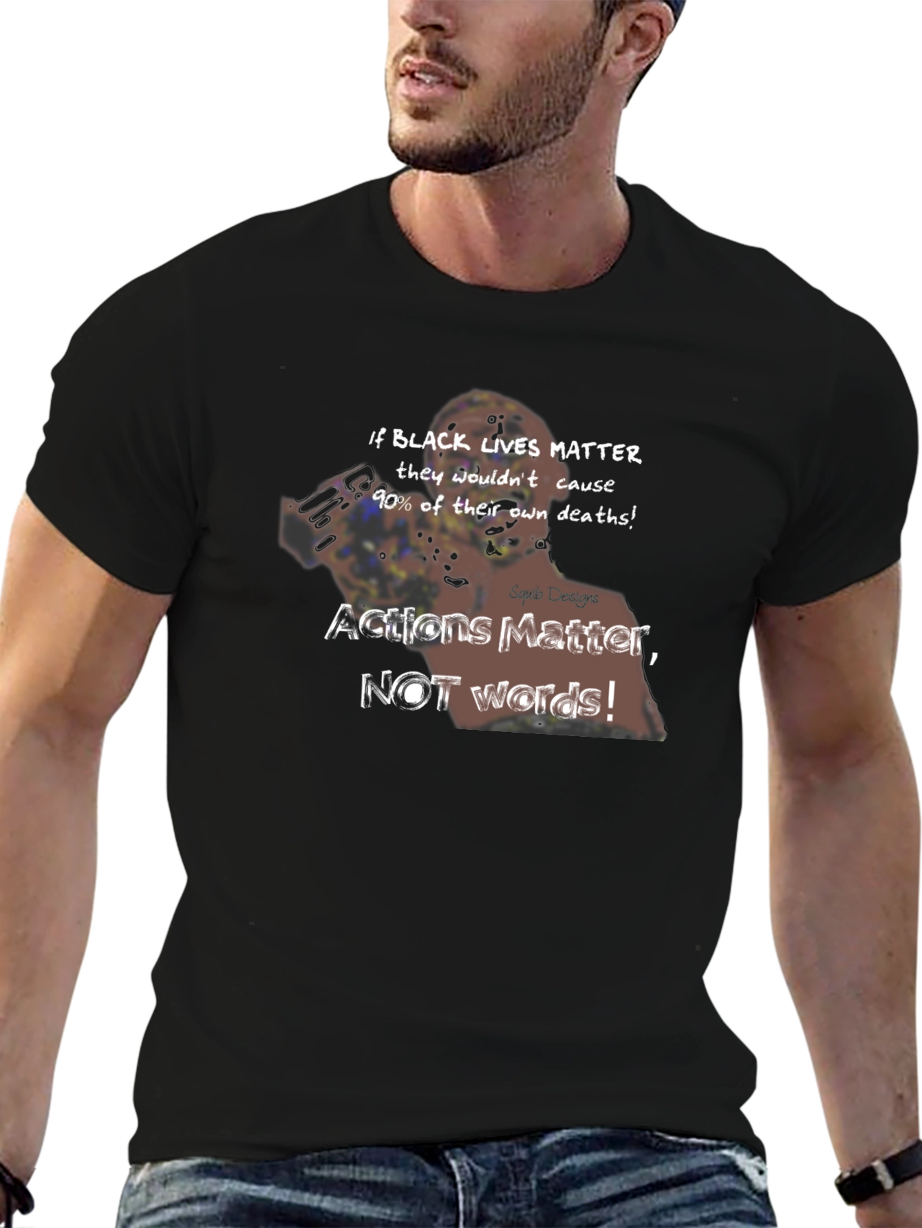 Controversial Black Lives Matter Graphic Tee