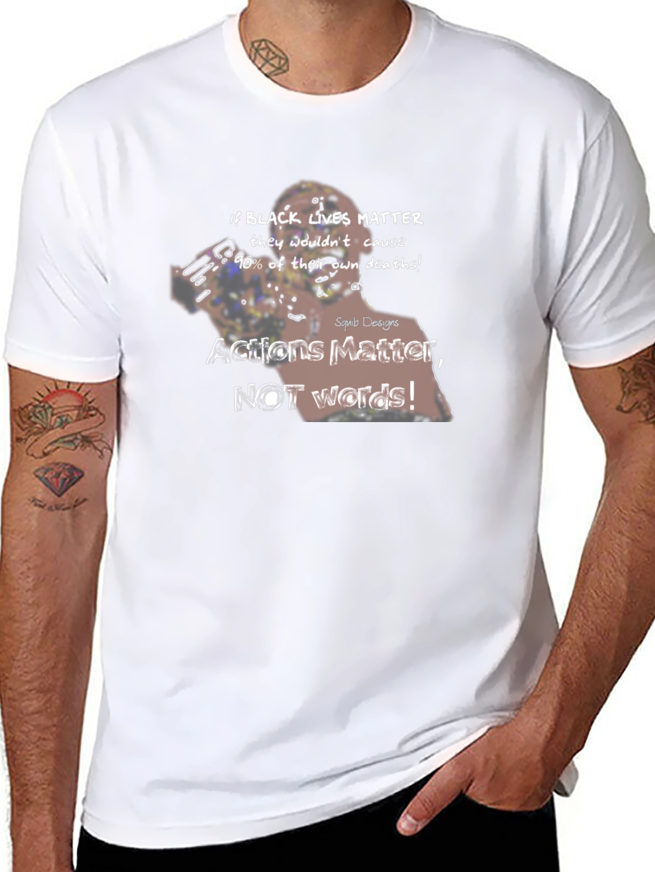 Controversial Black Lives Matter Graphic Tee