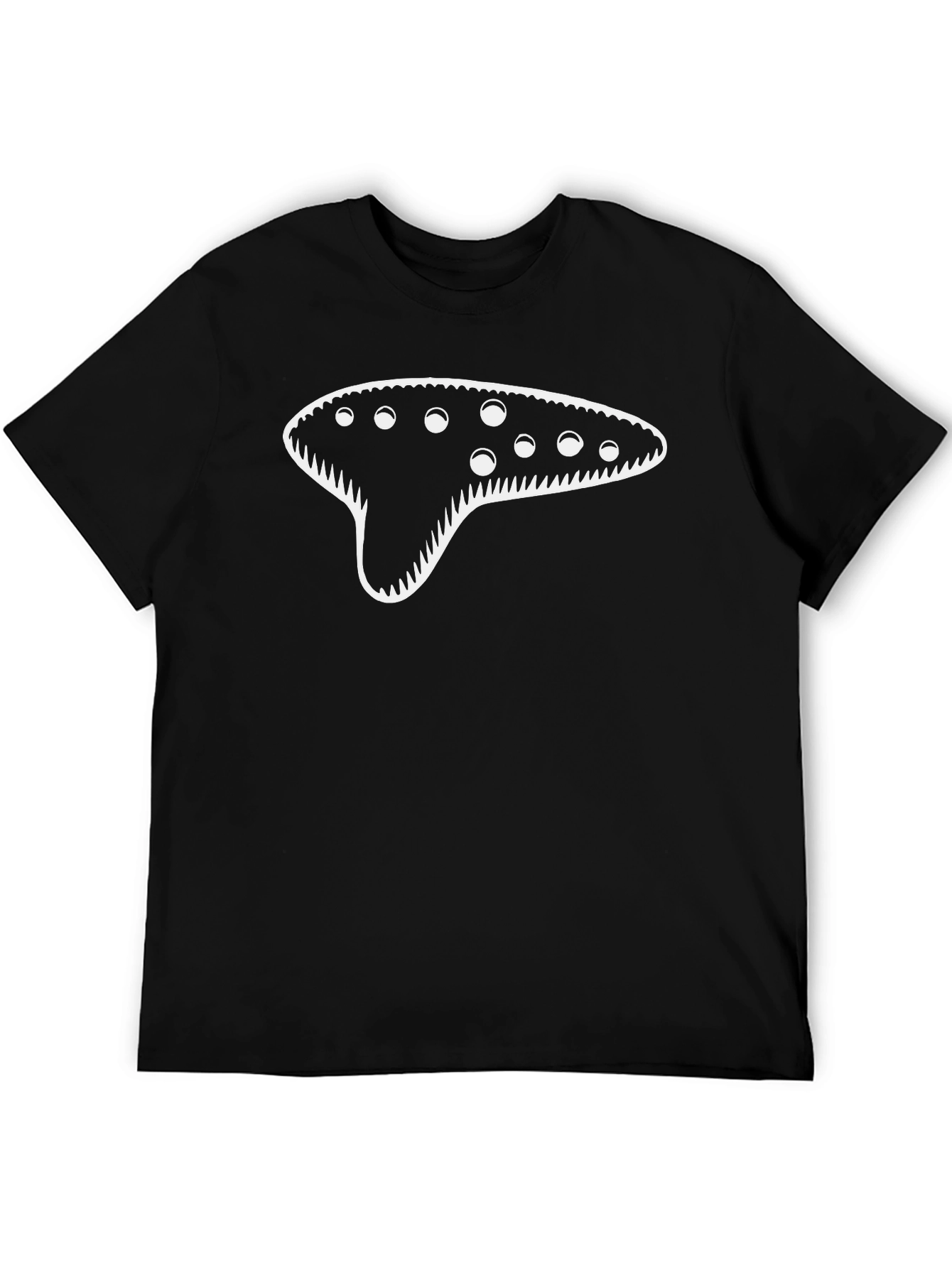 Ocarina Design Black T-Shirt