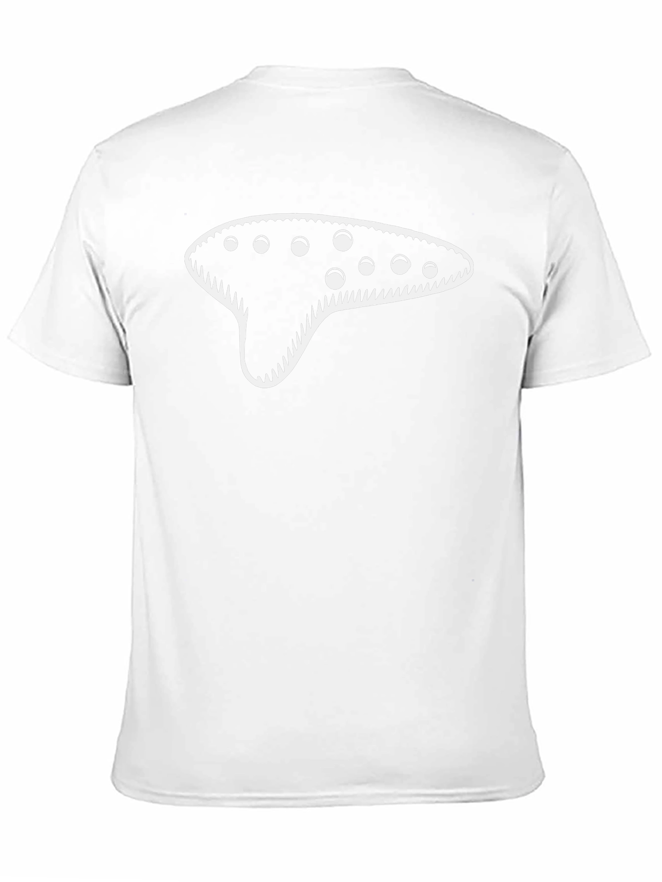 Ocarina Design Black T-Shirt