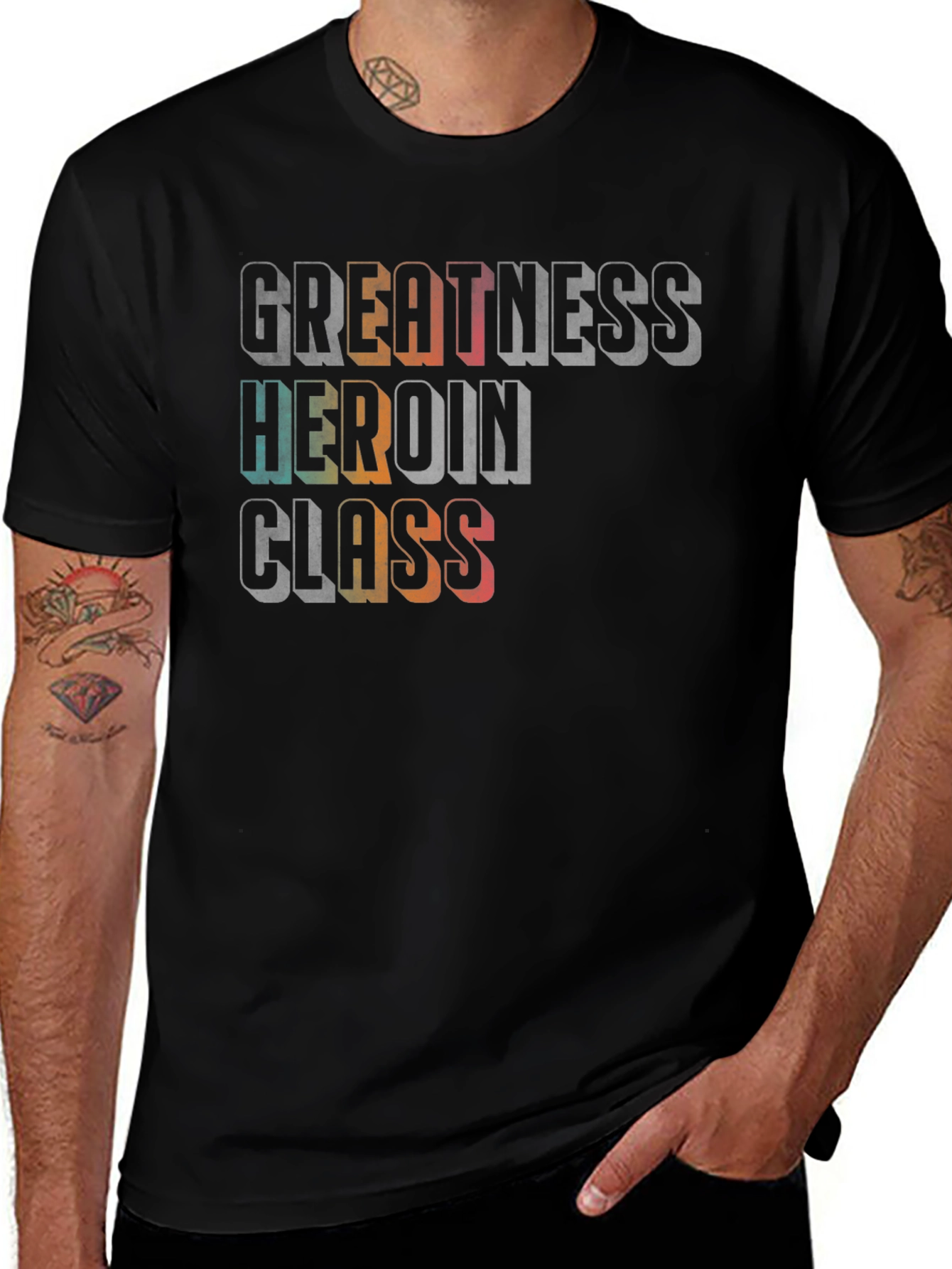 Greatness Heroin Class Graphic T-Shirt