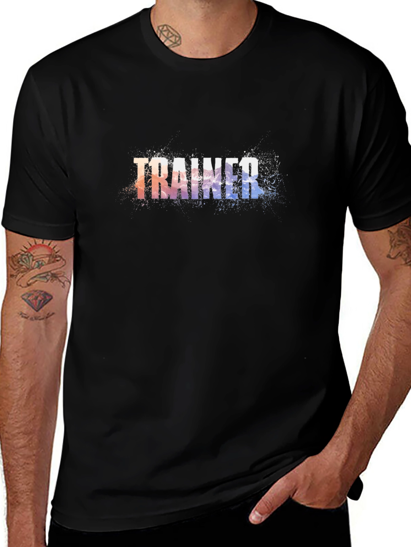 Trainer Graphic T-Shirt - Stylish Workout Apparel