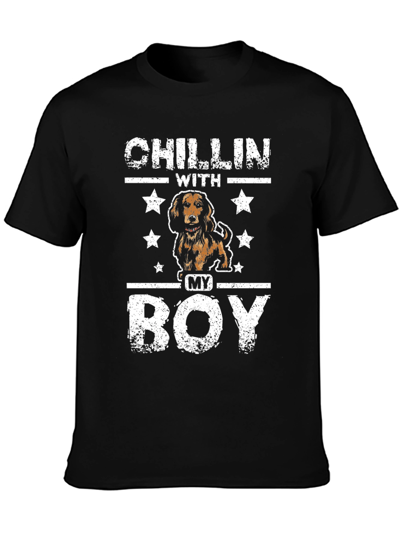Chillin With My Boy Dog Lover T-Shirt