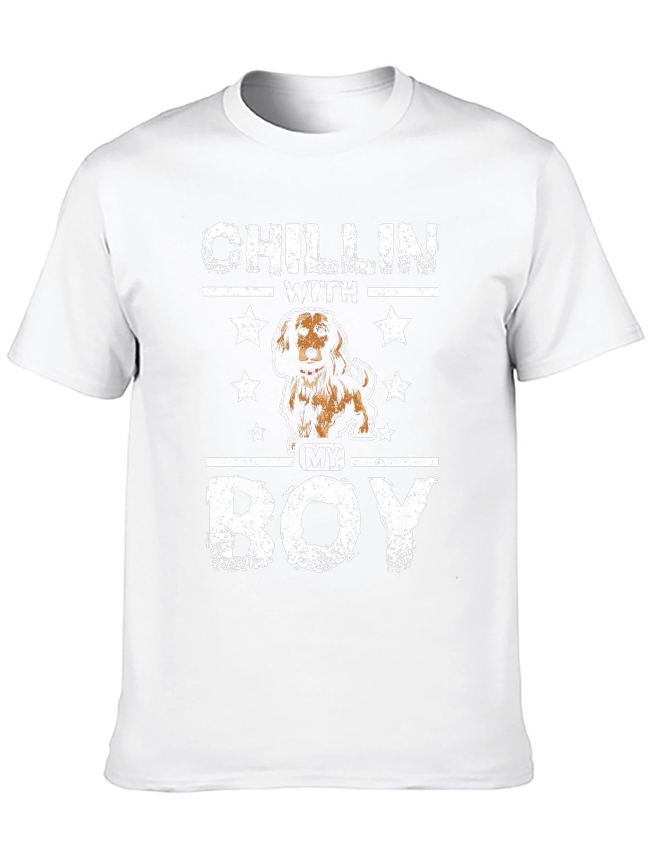 Chillin With My Boy Dog Lover T-Shirt