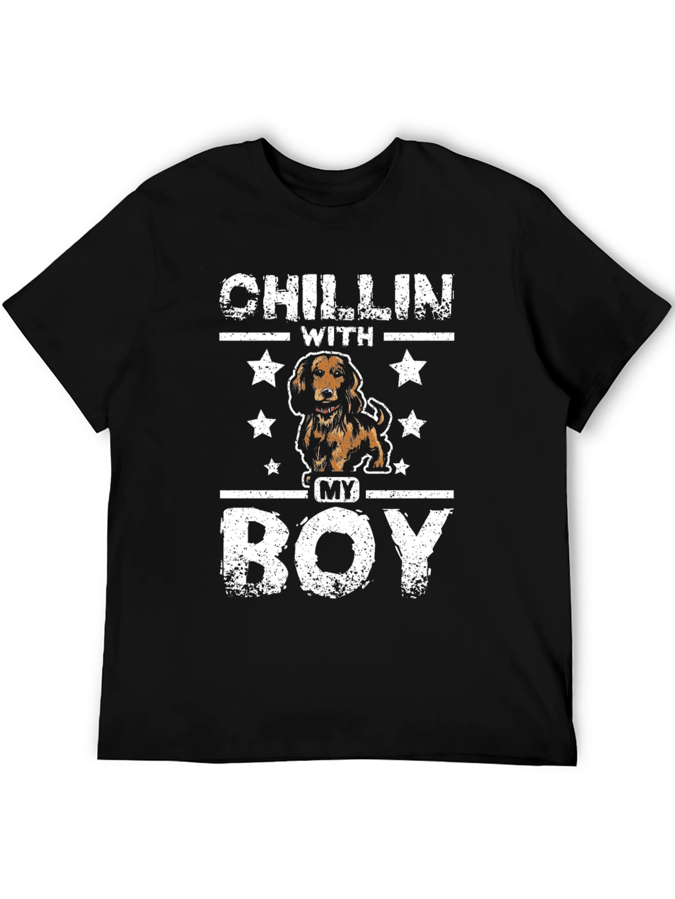 Chillin With My Boy Dog Lover T-Shirt