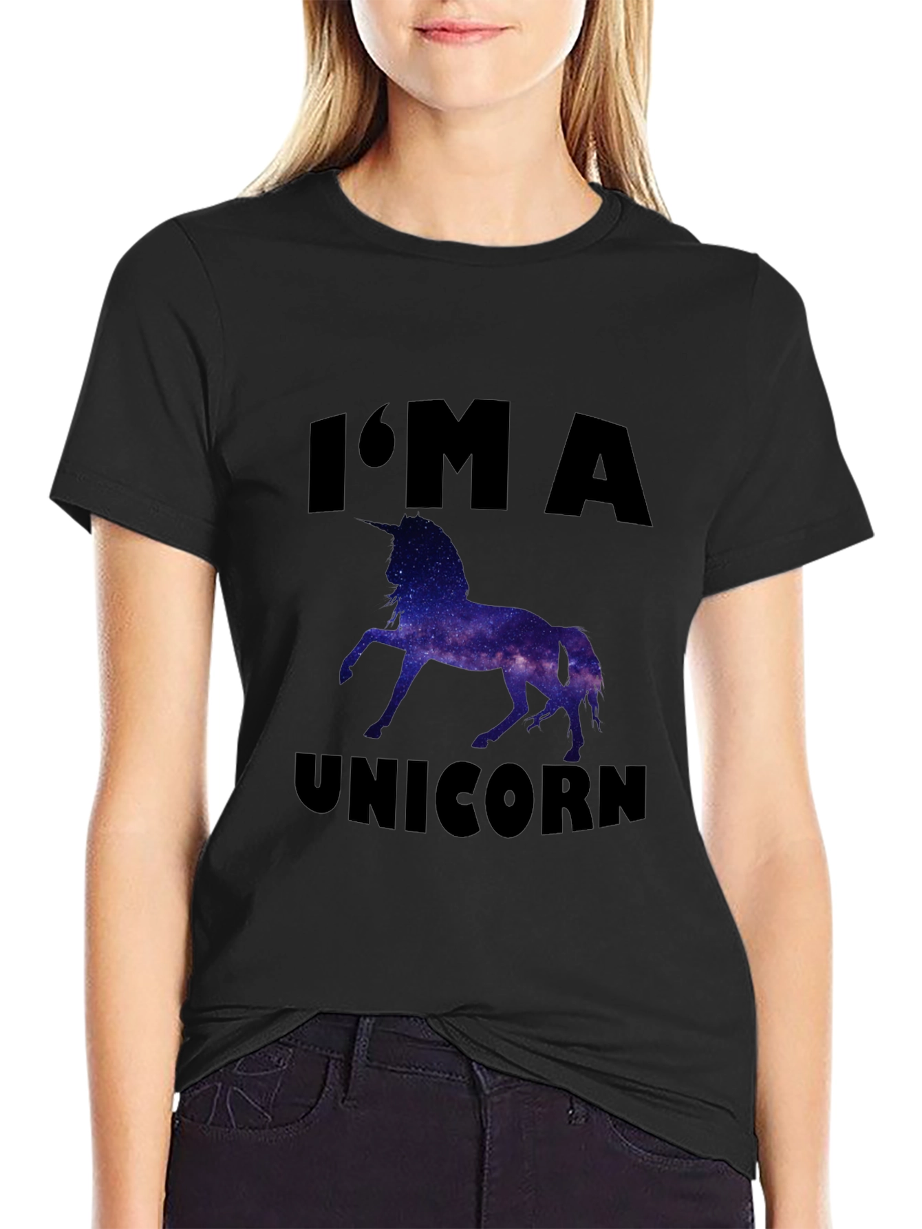 Im a Unicorn Galaxy Graphic T-Shirt