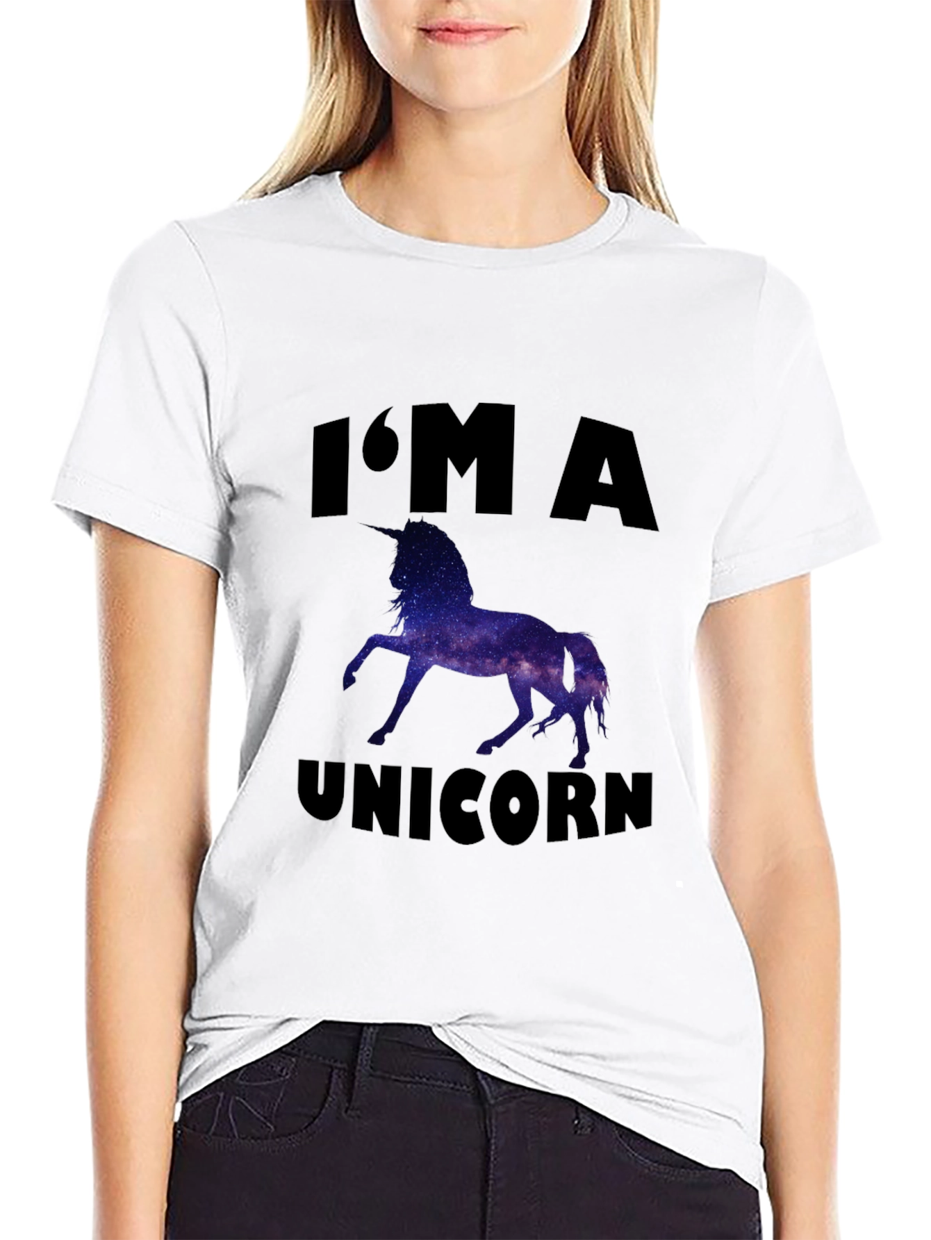 Im a Unicorn Galaxy Graphic T-Shirt