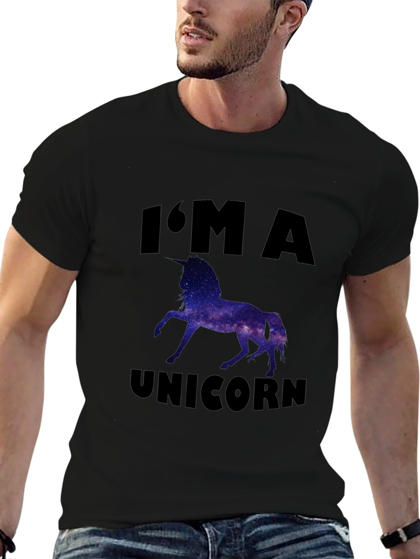 Im a Unicorn Galaxy Graphic T-Shirt