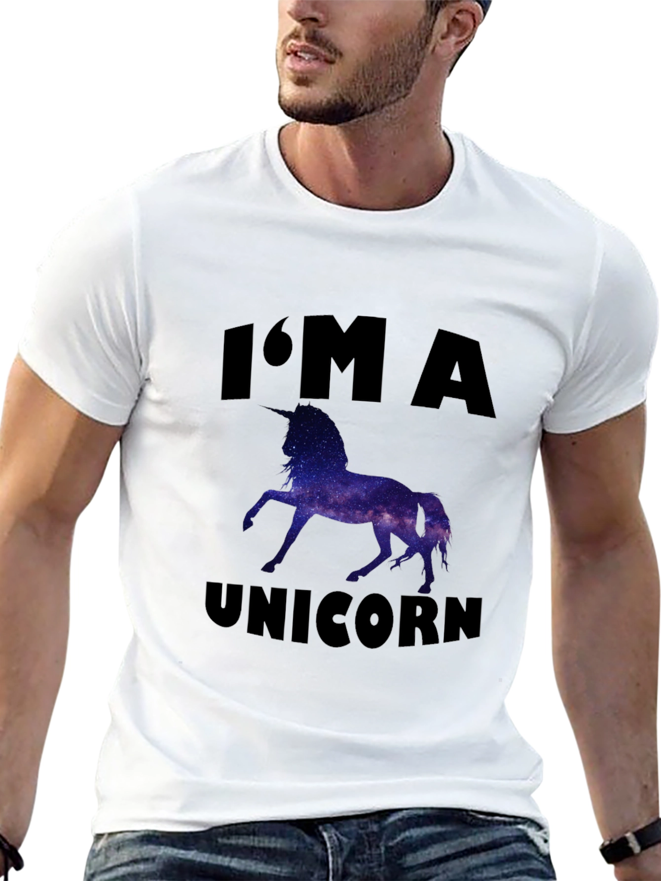 Im a Unicorn Galaxy Graphic T-Shirt