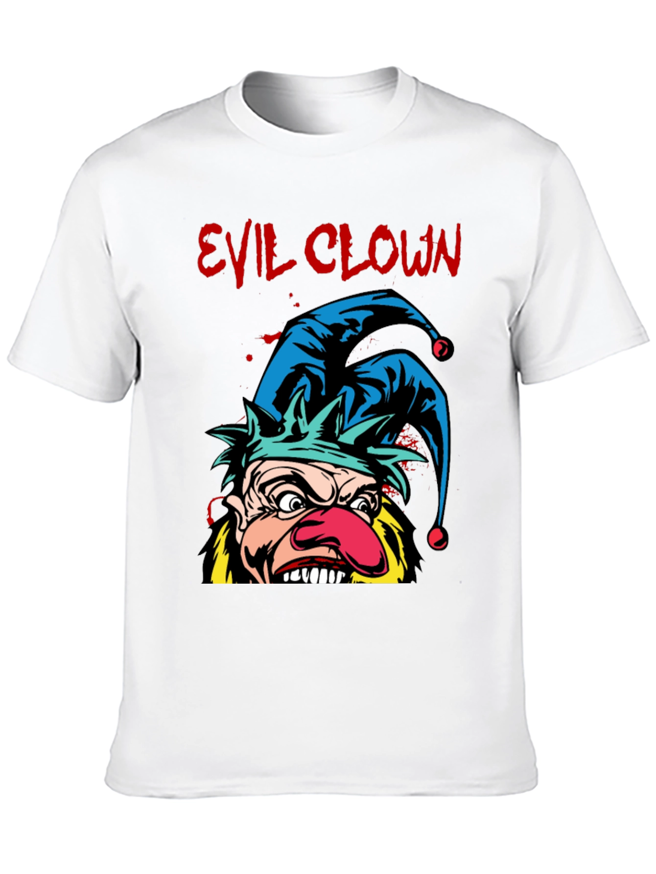 Evil Clown Graphic Tee - Black