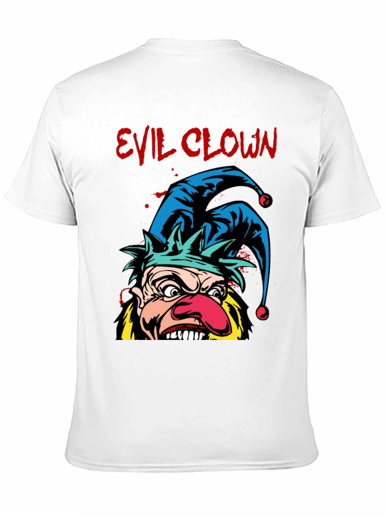 Evil Clown Graphic Tee - Black