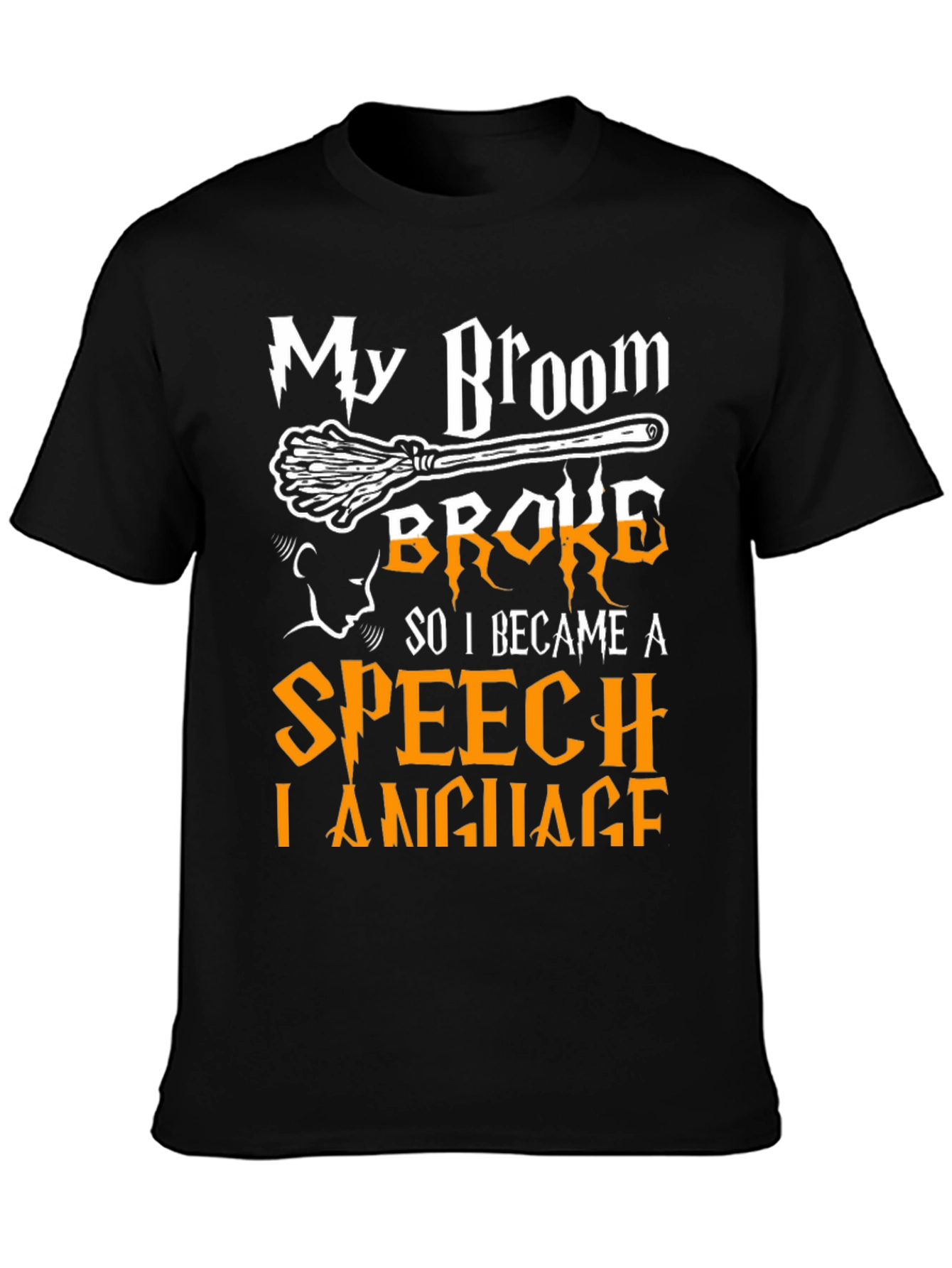 Funny Halloween Speech Language T-Shirt