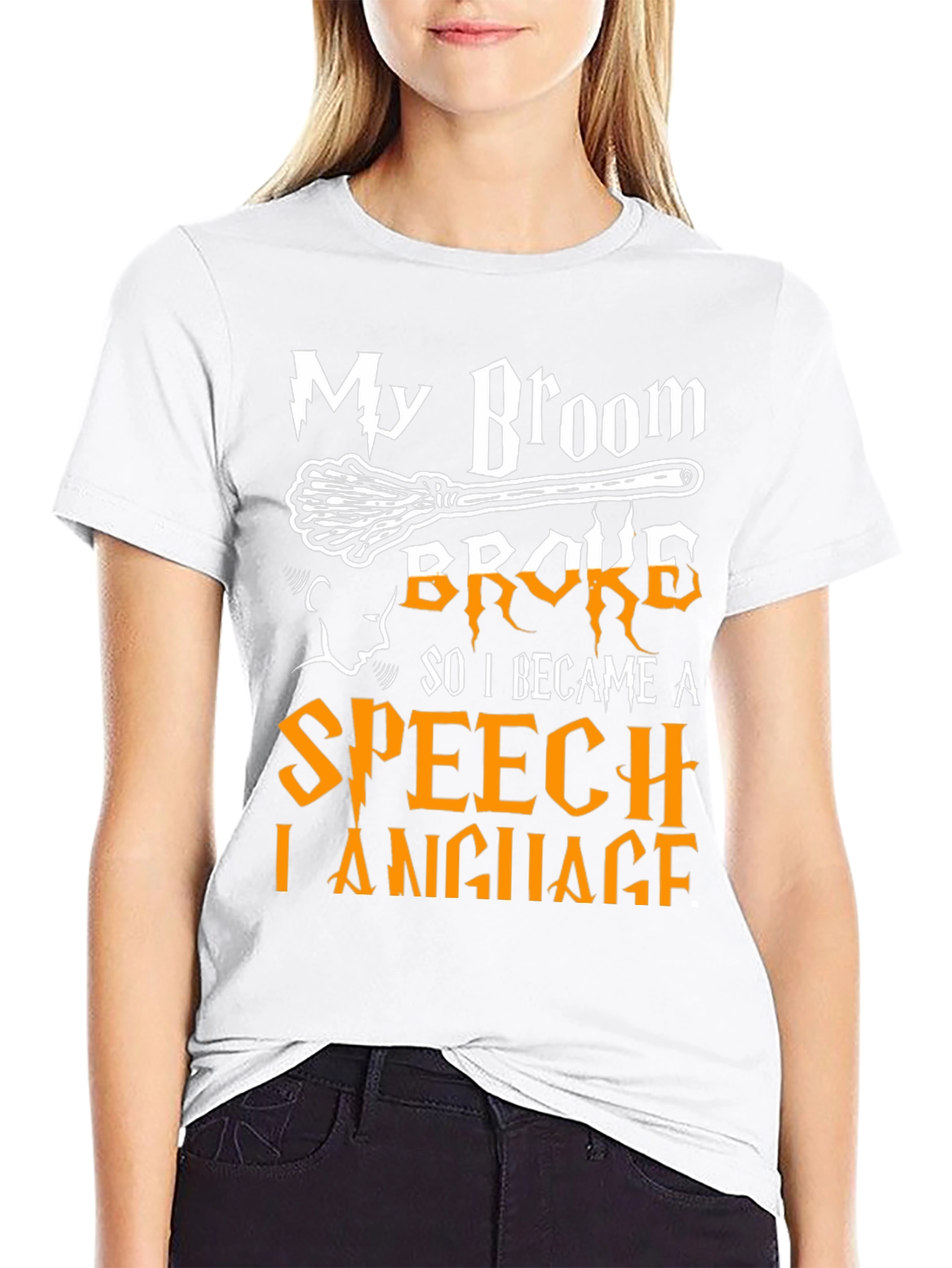Funny Halloween Speech Language T-Shirt