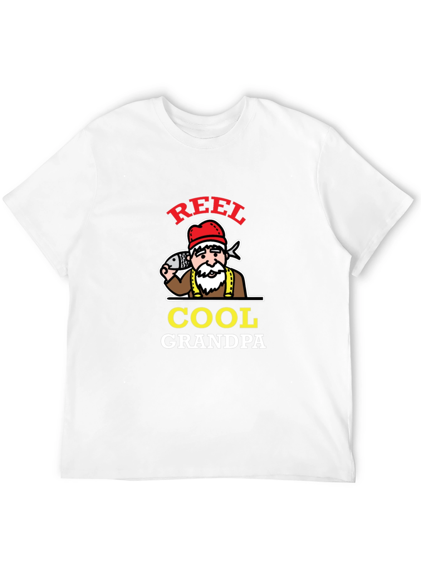 Reel Cool Grandpa T-Shirt Fishing