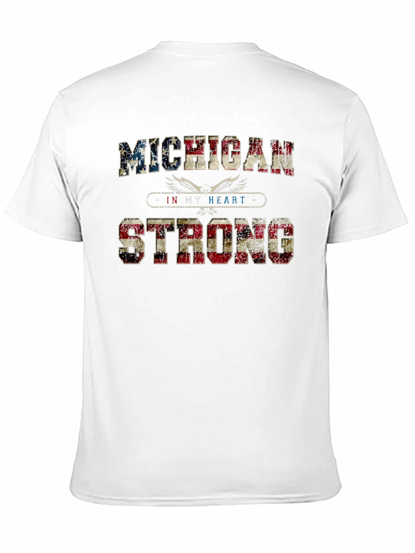 Michigan Strong Patriotic T-Shirt
