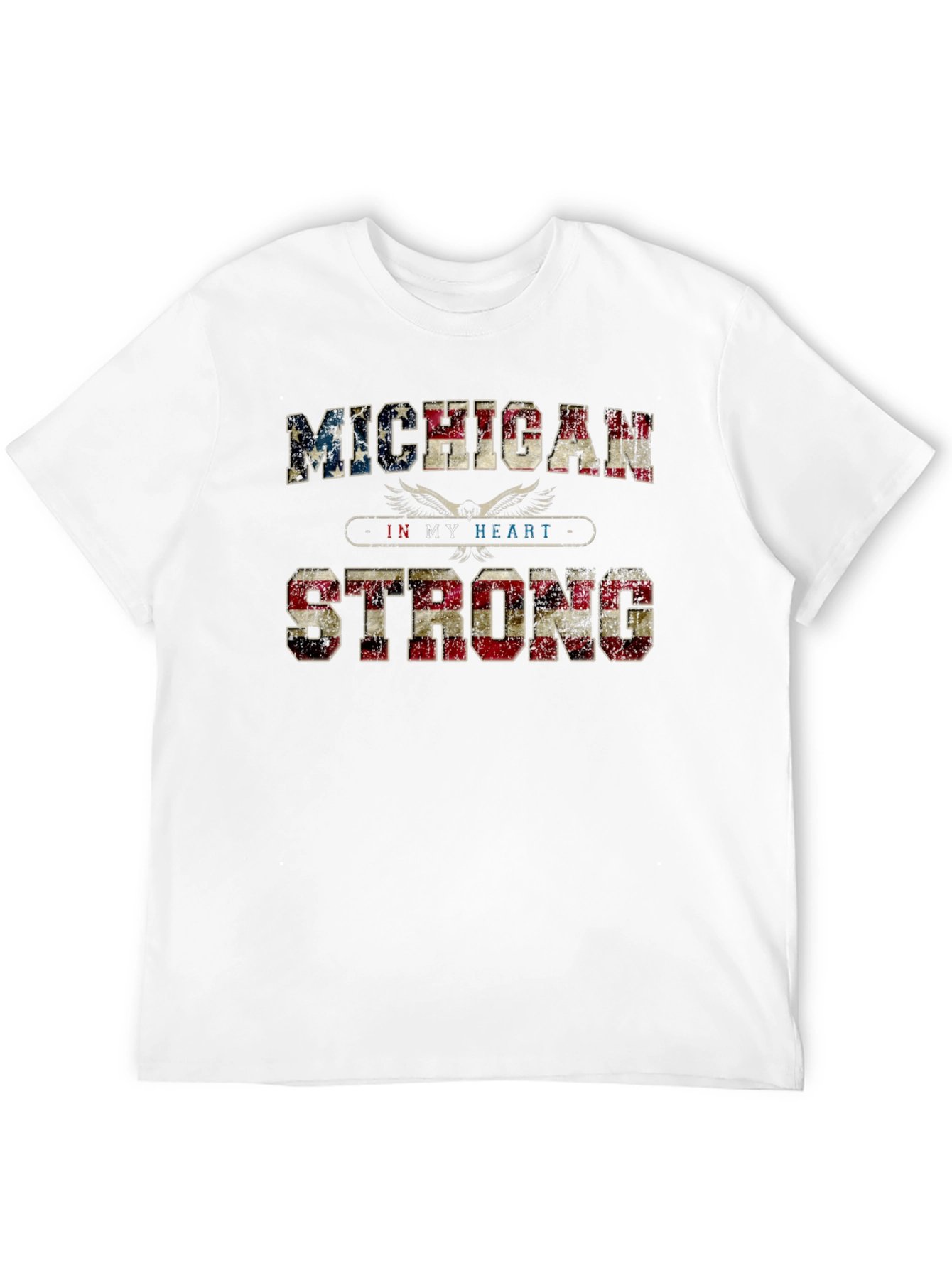 Michigan Strong Patriotic T-Shirt