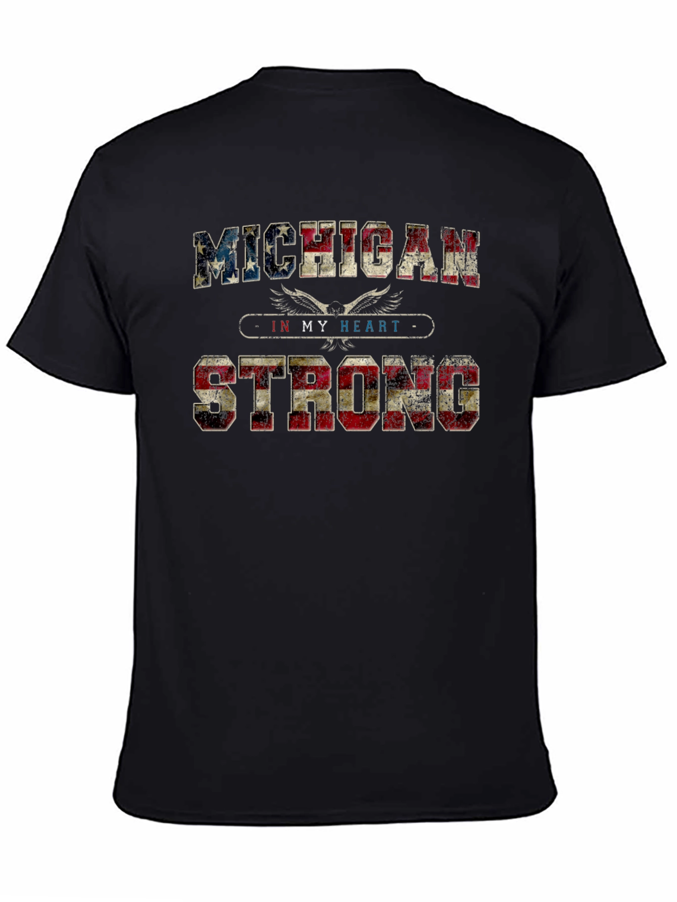 Michigan Strong Patriotic T-Shirt