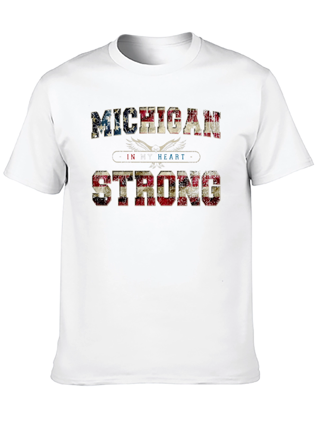 Michigan Strong Patriotic T-Shirt
