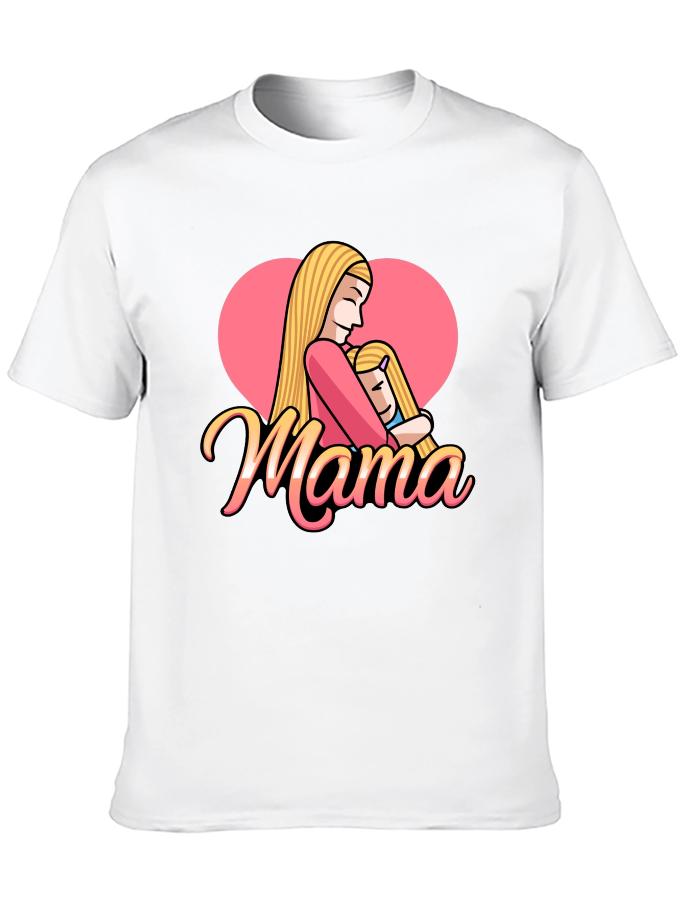 Mama Heart Graphic Tee - Mothers Day Gift