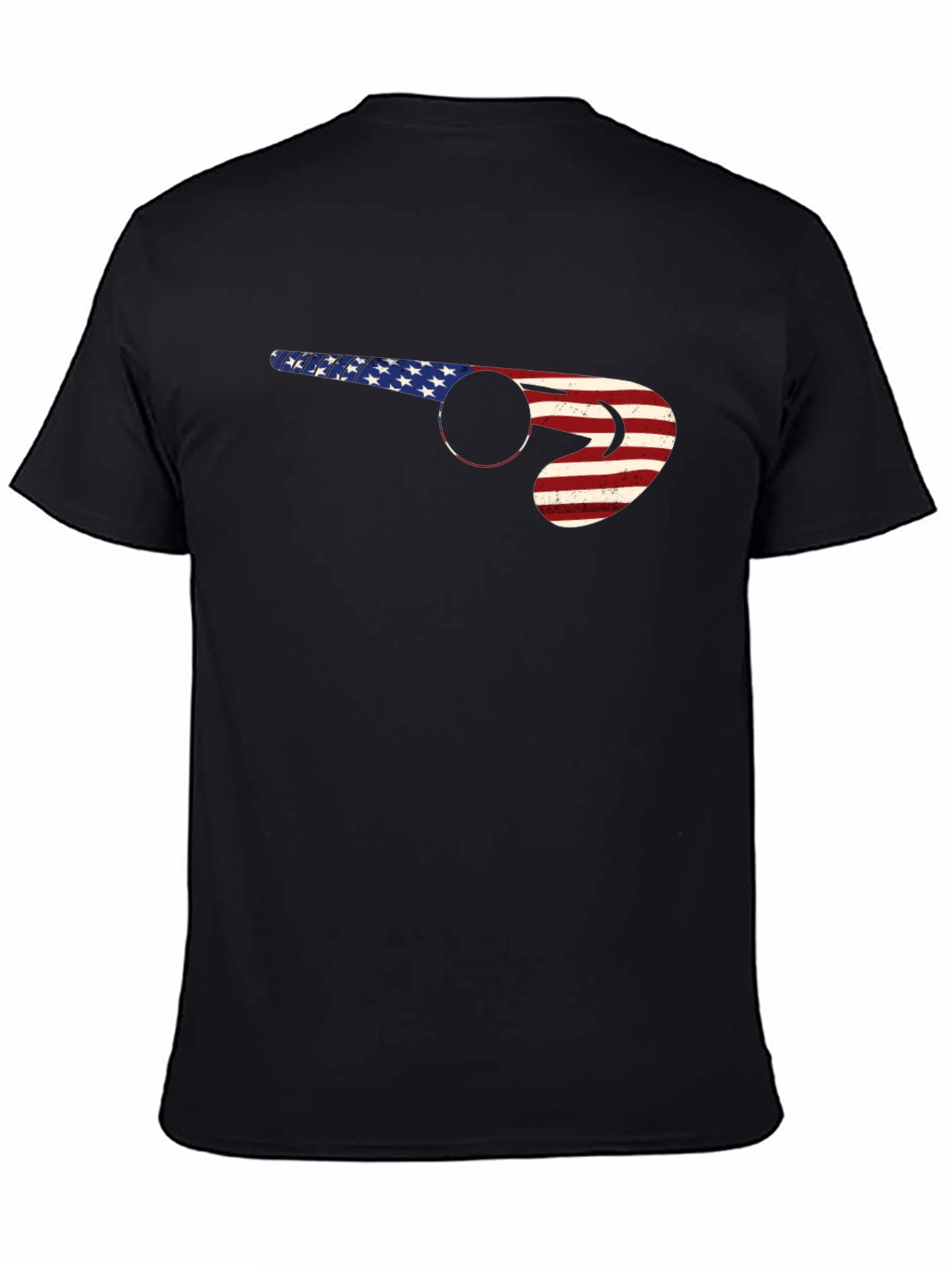 American Flag Hockey Stick T-Shirt