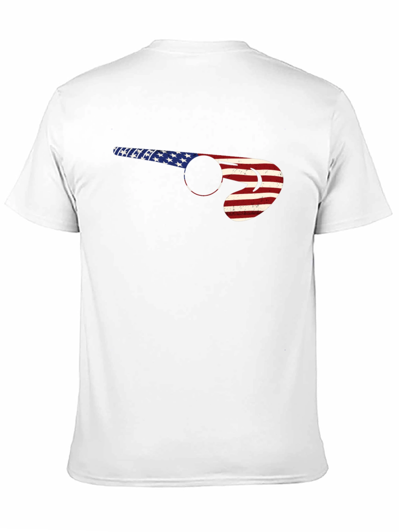 American Flag Hockey Stick T-Shirt