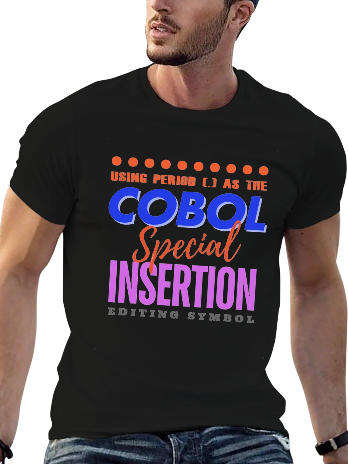 COBOL Special Insertion Editing Symbol T-Shirt