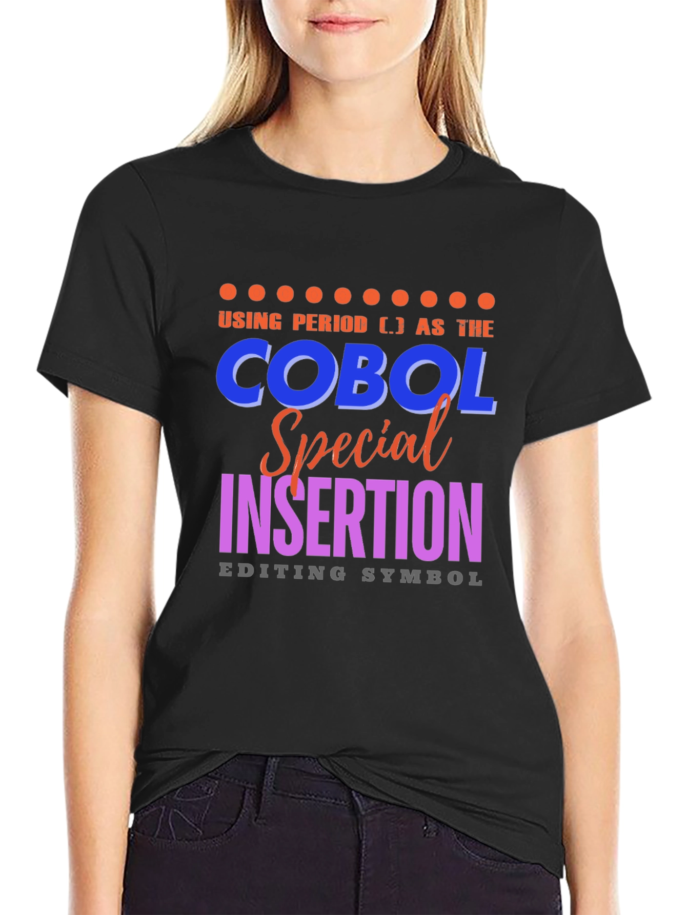 COBOL Special Insertion Editing Symbol T-Shirt