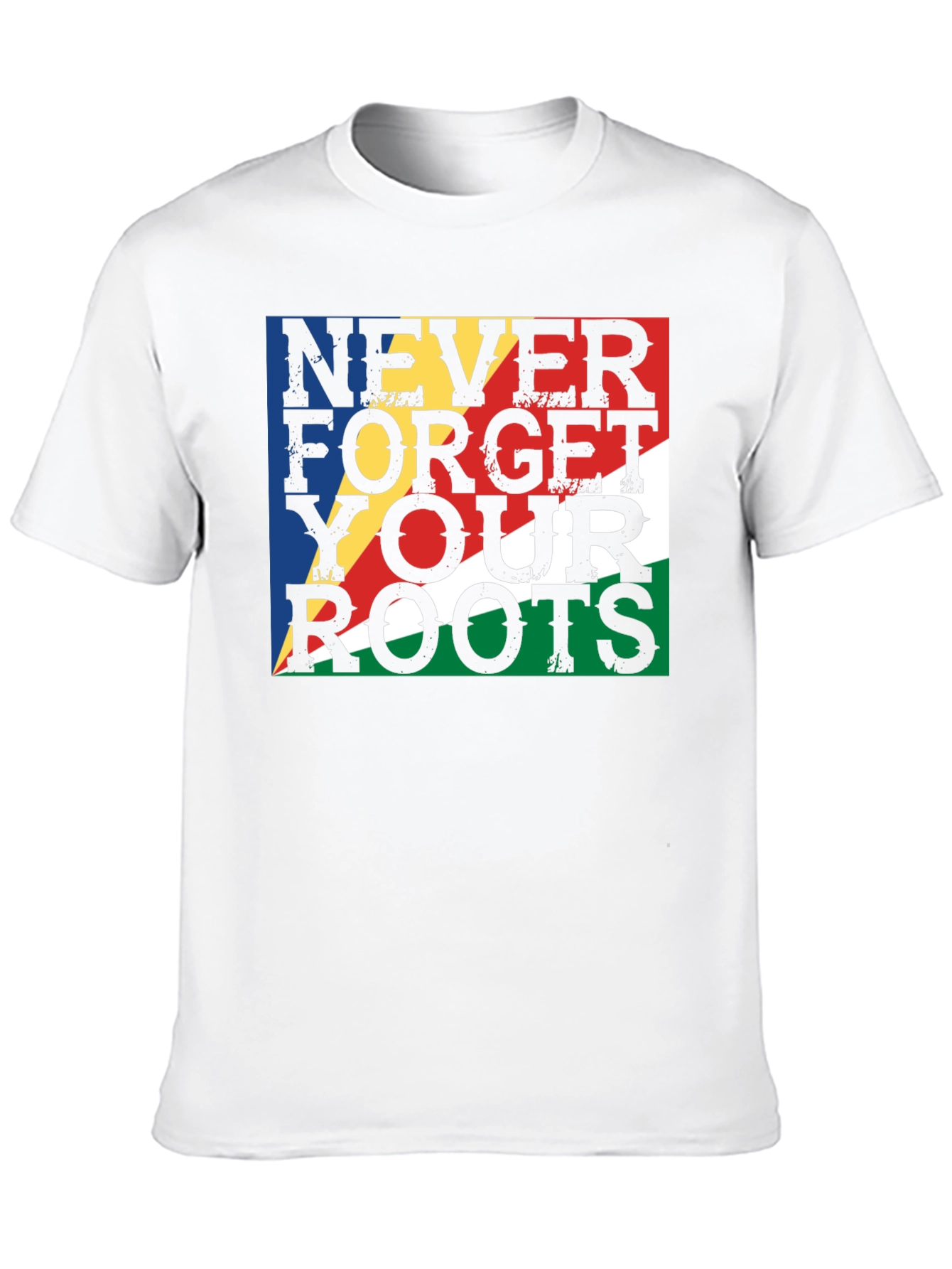 Never Forget Your Roots Seychelles Flag T-Shirt