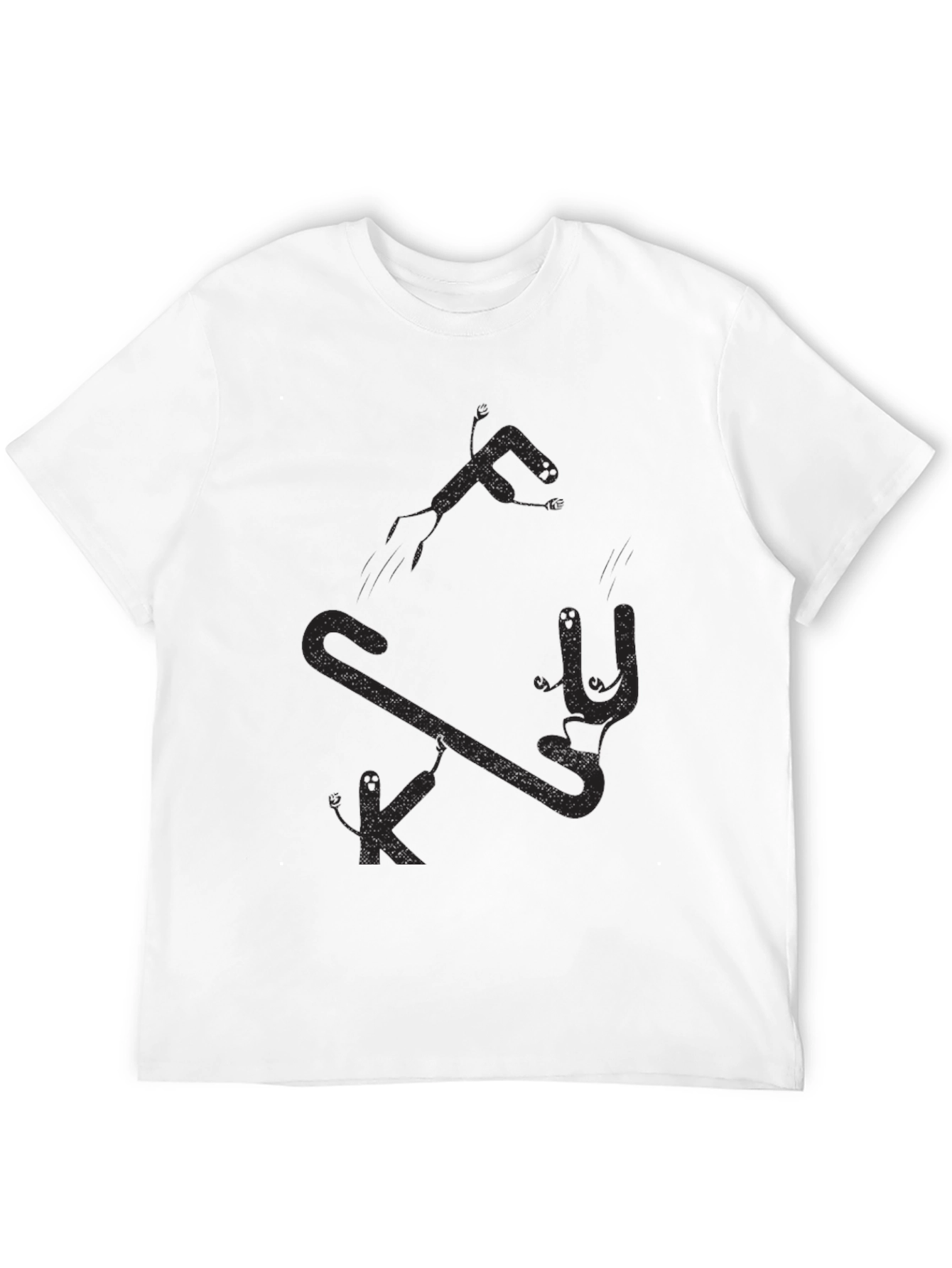 Abstract Design Black T-Shirt