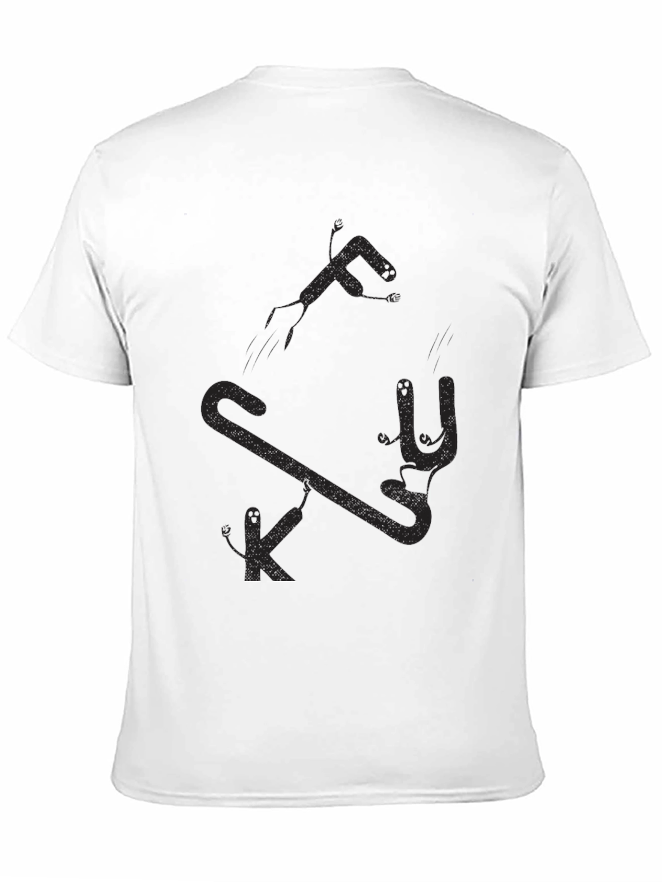 Abstract Design Black T-Shirt