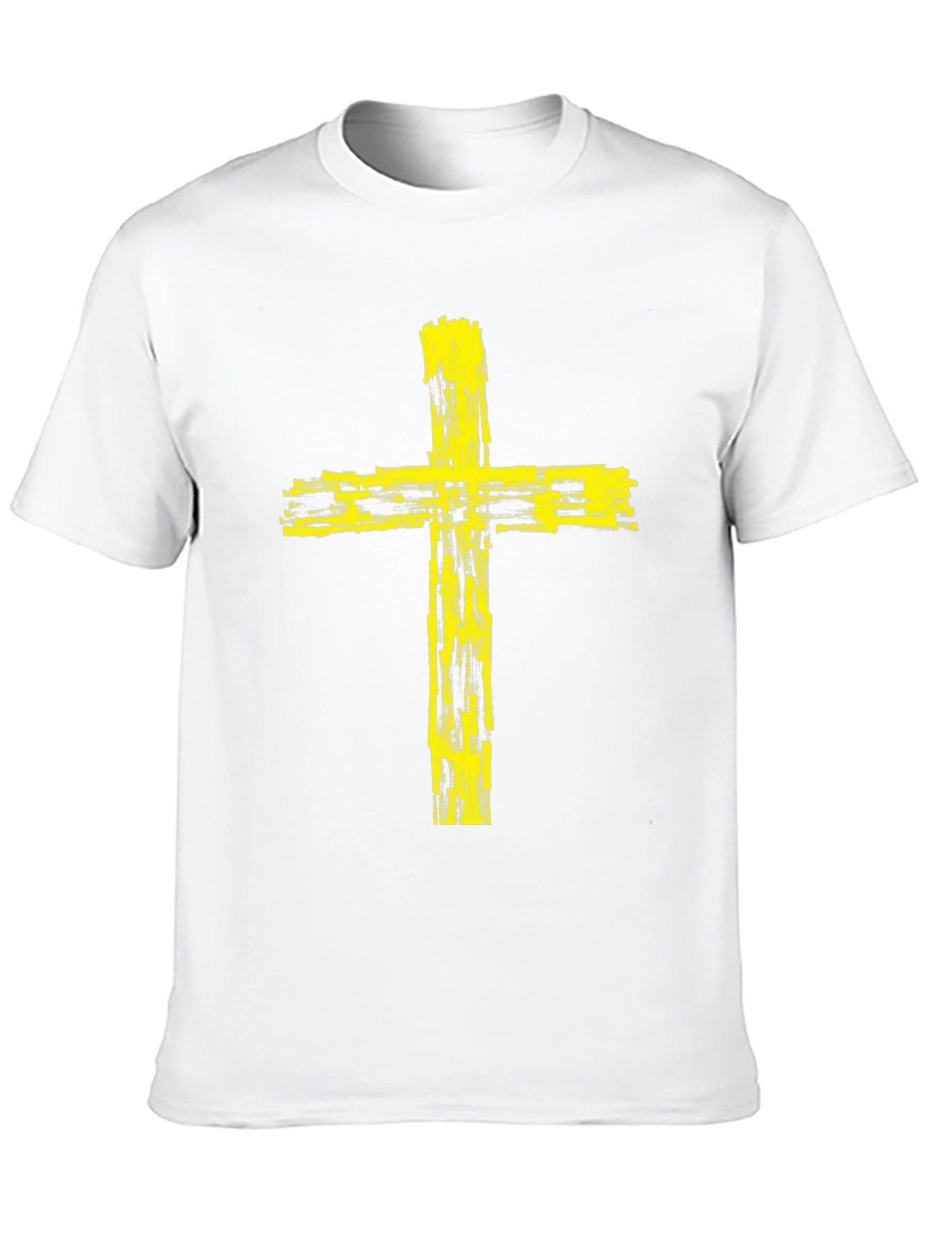Yellow Cross Graphic Tee