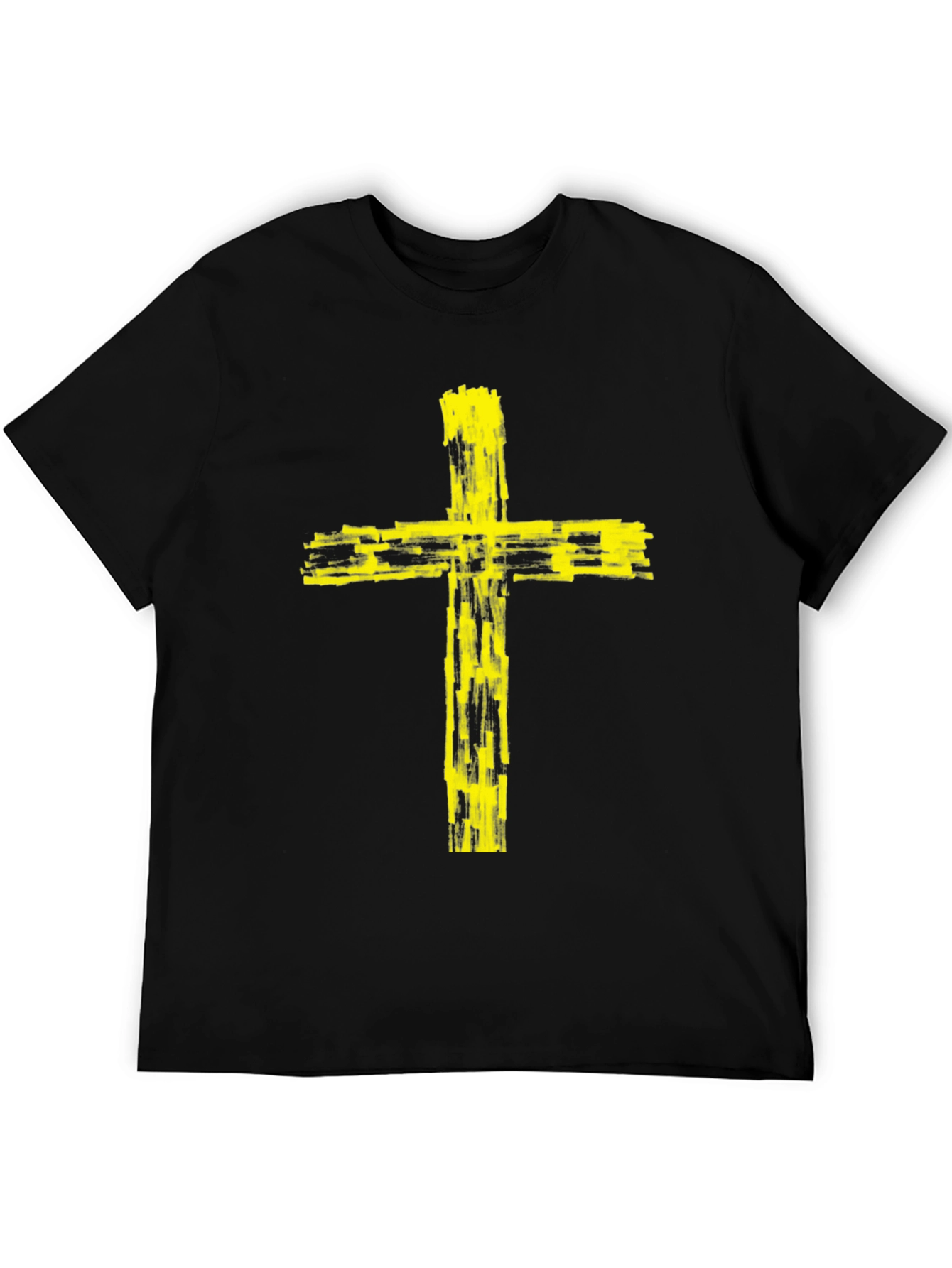 Yellow Cross Graphic Tee