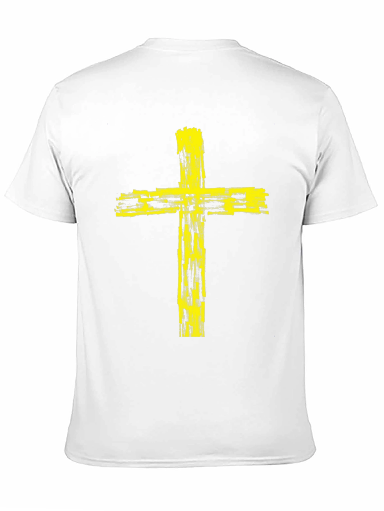 Yellow Cross Graphic Tee