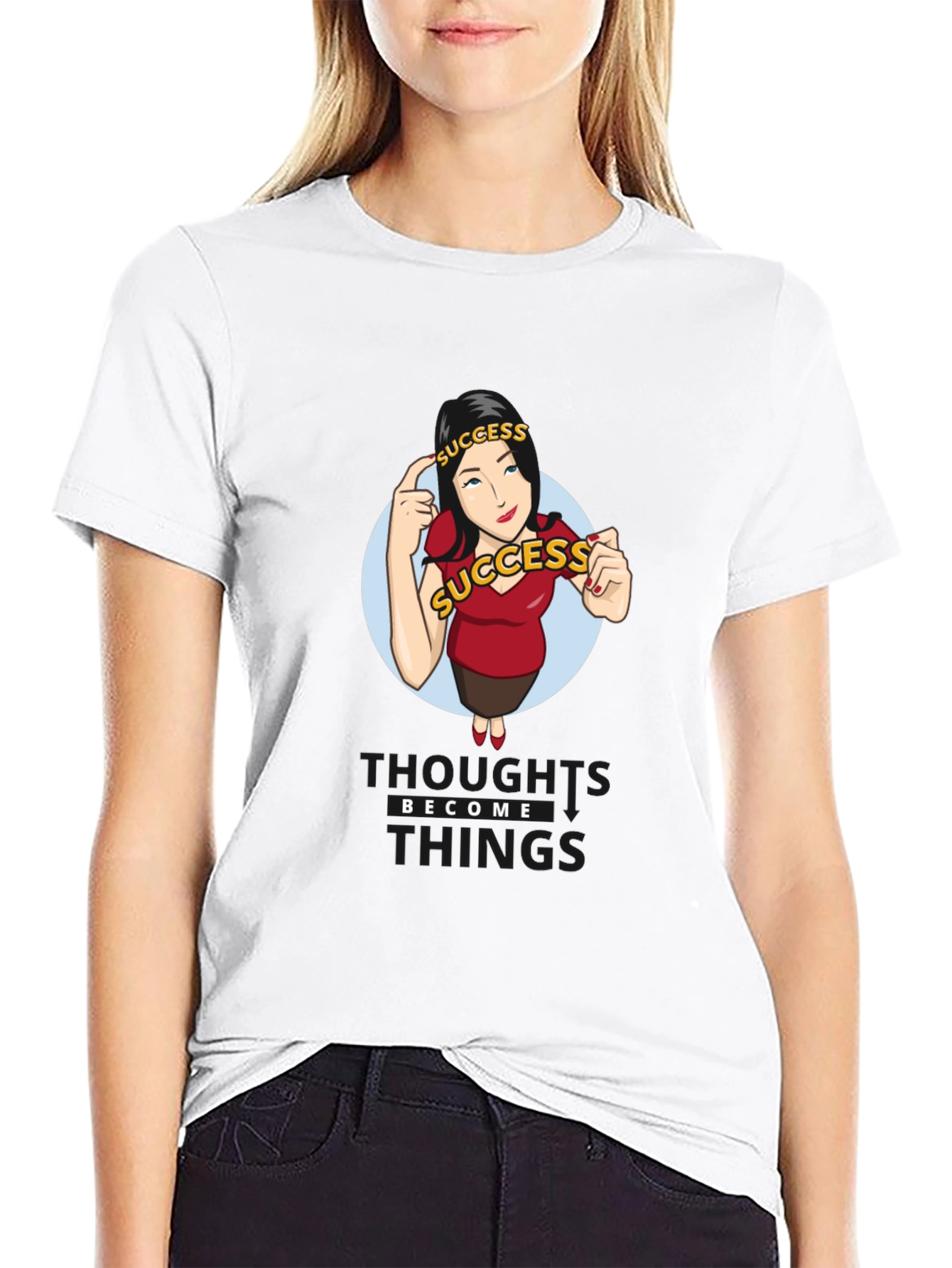 Success Mindset T-Shirt - Thoughts Become Things