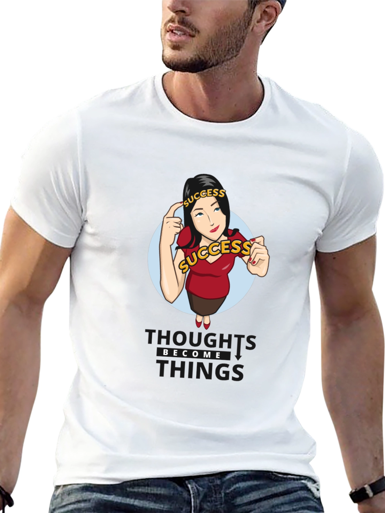 Success Mindset T-Shirt - Thoughts Become Things