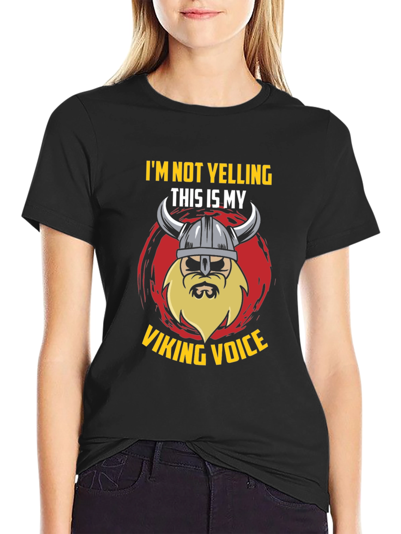 Viking Voice T-Shirt - Im Not Yelling Graphic Tee