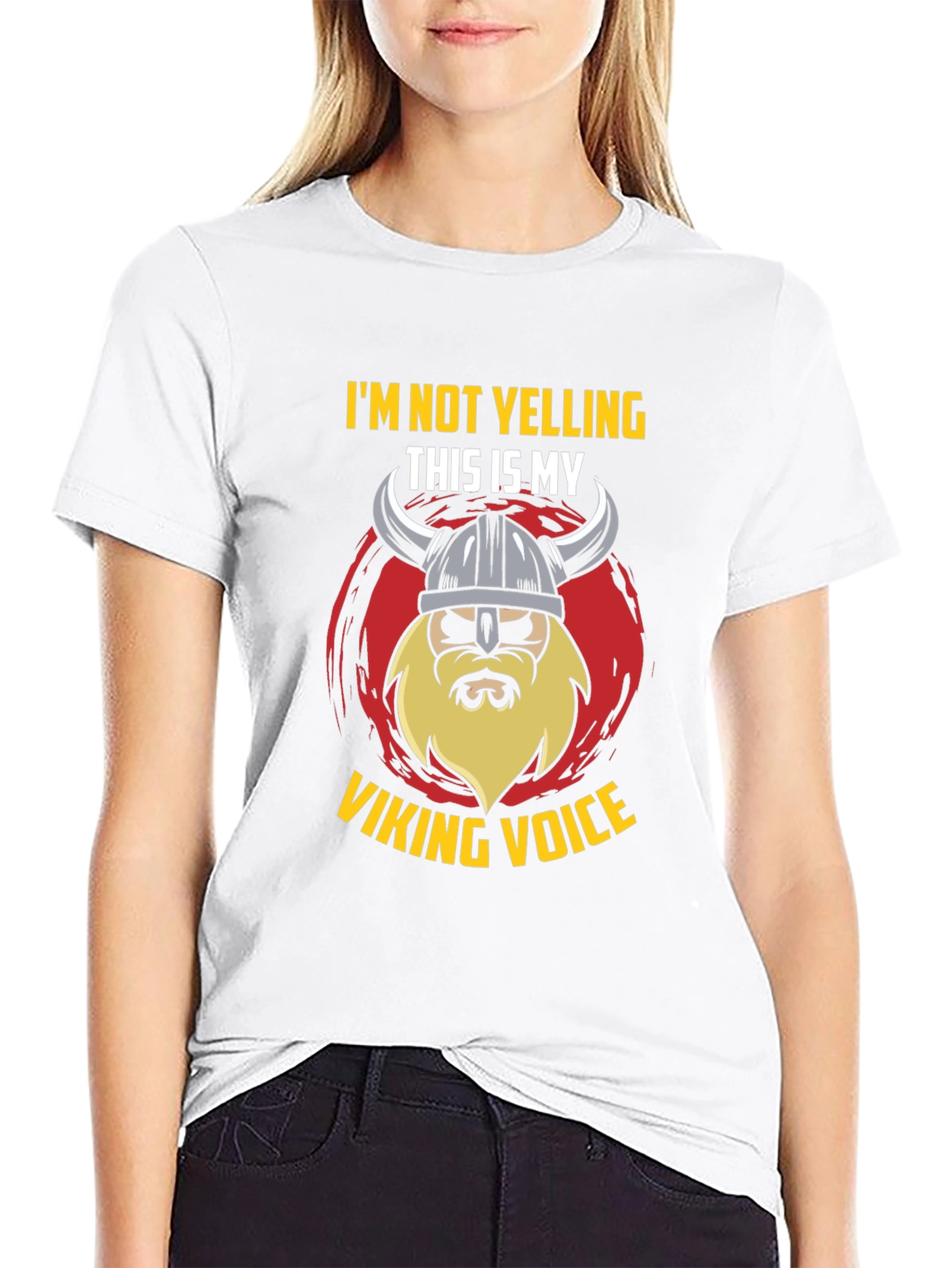 Viking Voice T-Shirt - Im Not Yelling Graphic Tee