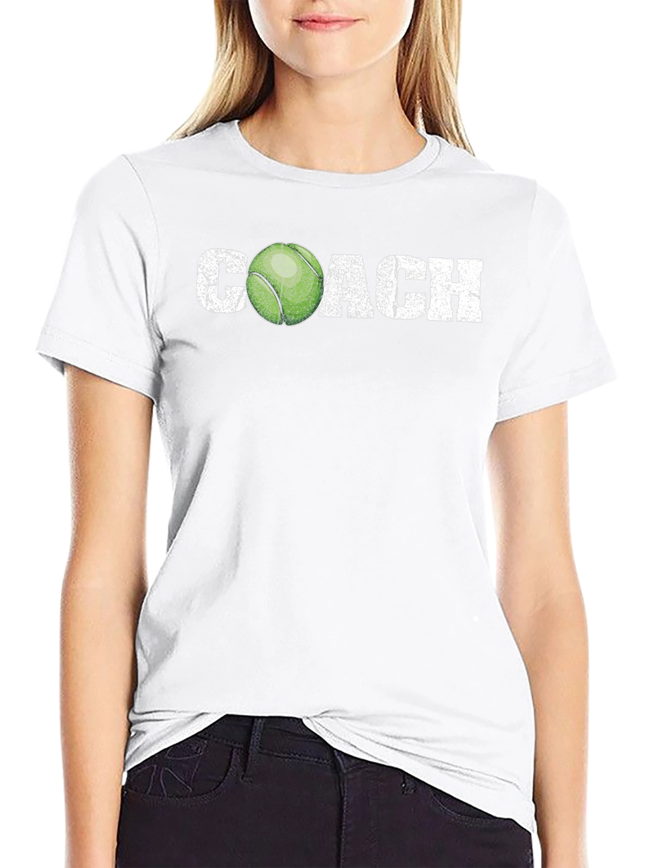 Tennis Coach T-Shirt - Distressed Graphic Tee