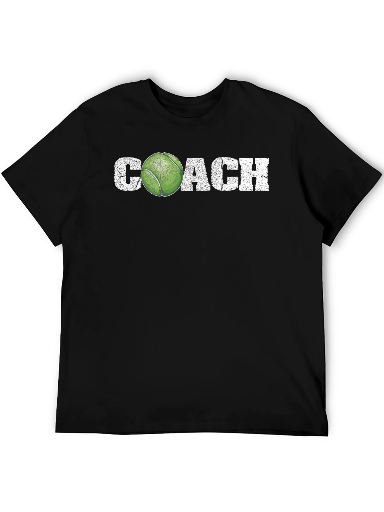 Tennis Coach T-Shirt - Distressed Graphic Tee