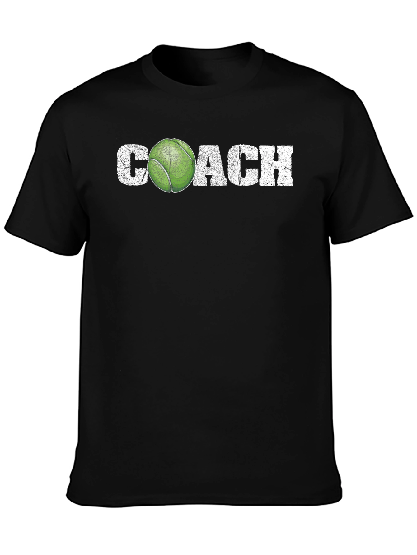 Tennis Coach T-Shirt - Distressed Graphic Tee