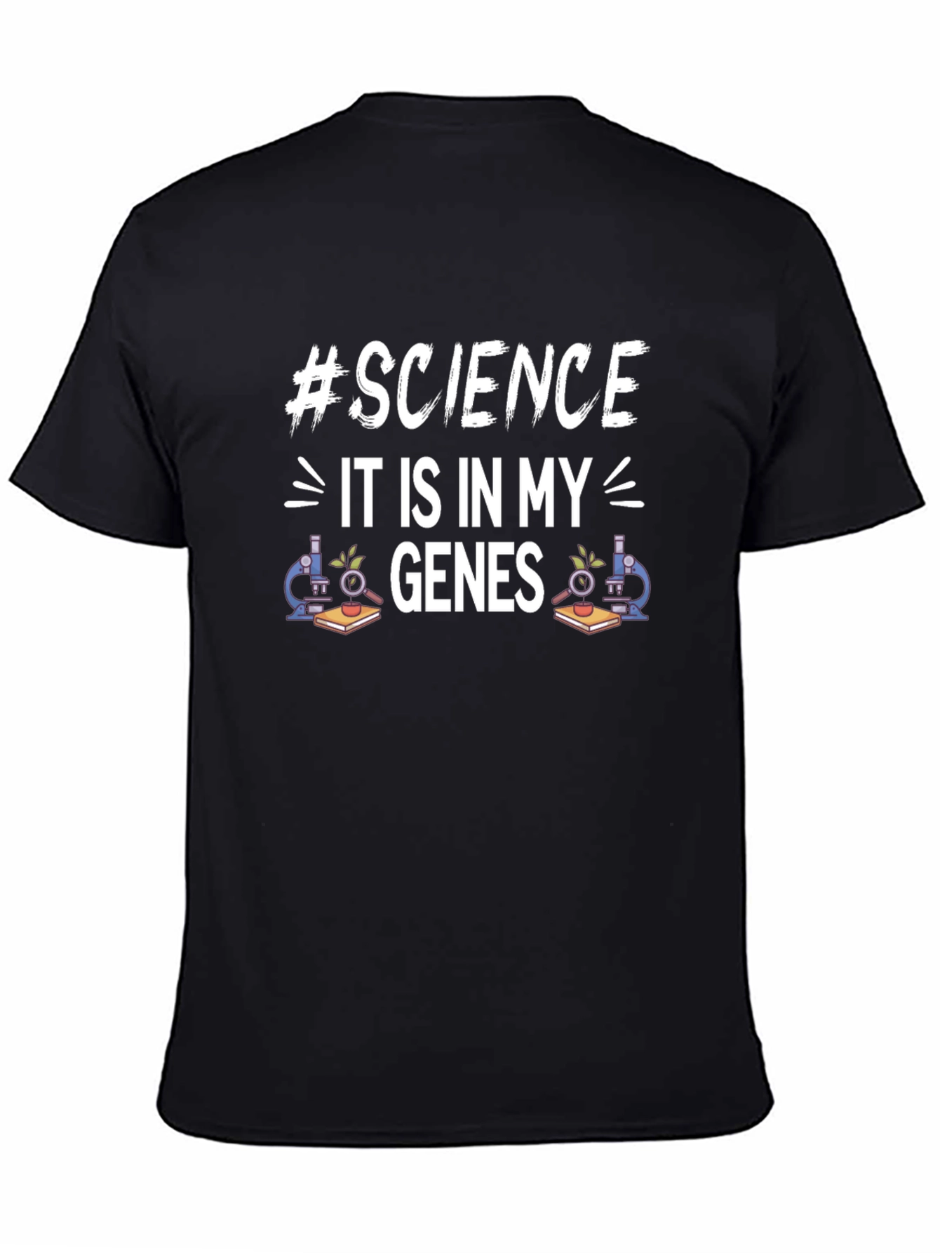Science Genes T-Shirt - Black